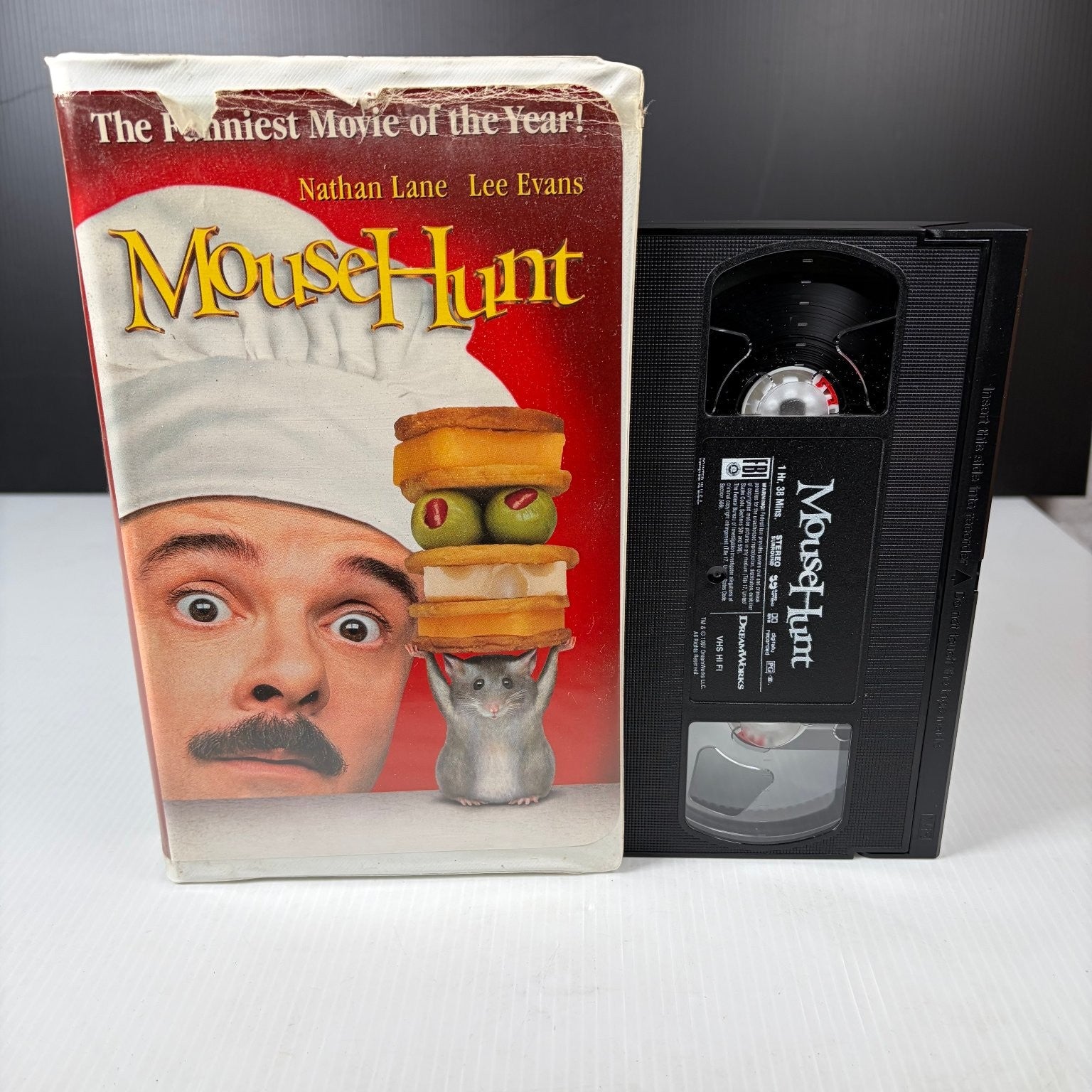 MouseHunt VHS 1997 Comedy Original Release DreamWorks THX