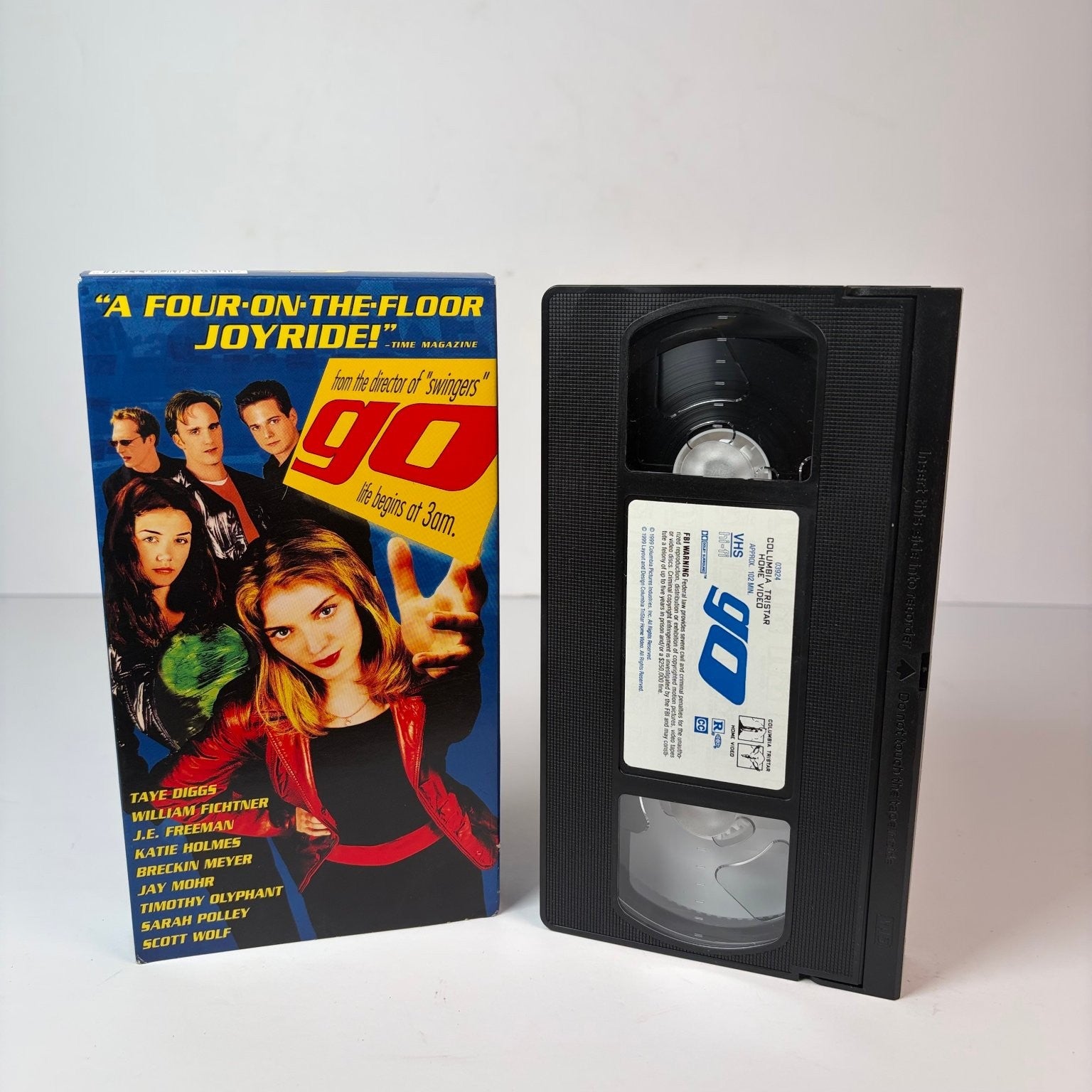 Go VHS 1999 Comedy Thriller Doug Liman Columbia Pictures R-Rated