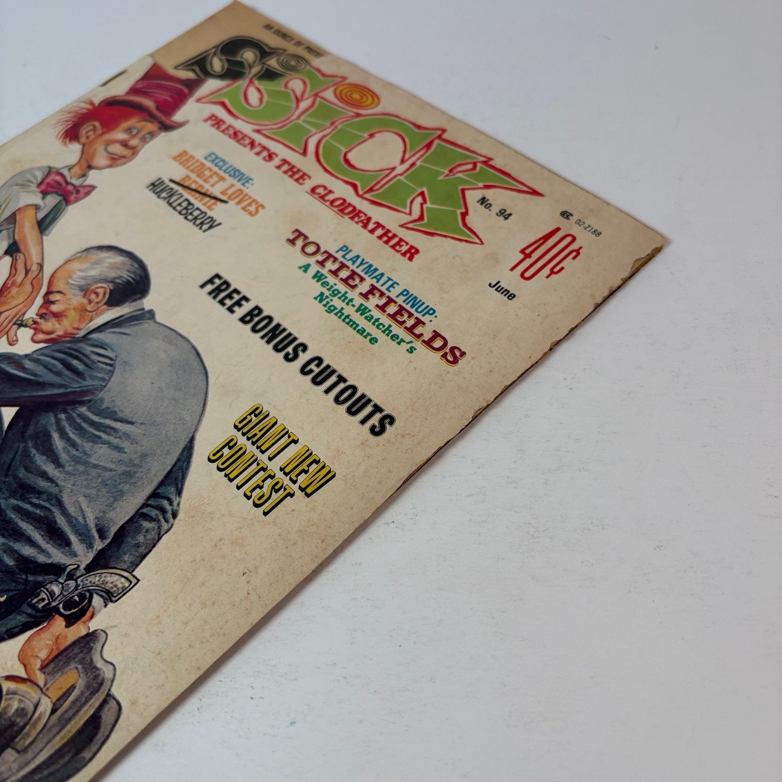 Sick Magazine June 1973 The Clodfather Bridget Loves Bernie Satire Humor