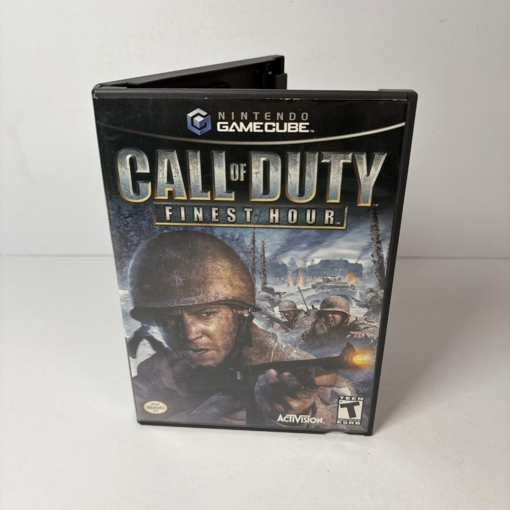 Call of Duty Finest Hour Nintendo GameCube 2004 Complete CIB Activision