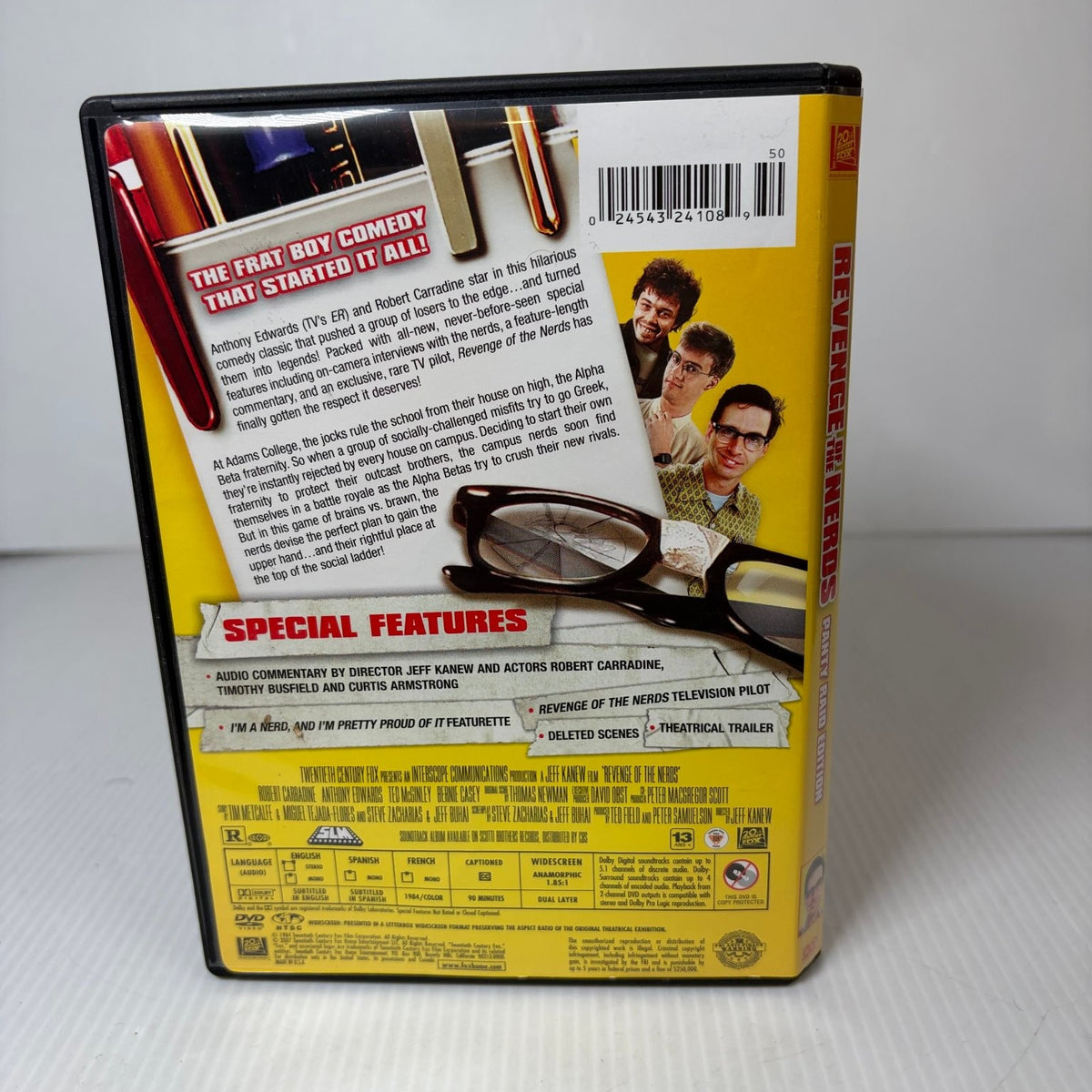 Revenge of the Nerds DVD 2006 Panty Raid Edition Anthony Edwards Comedy