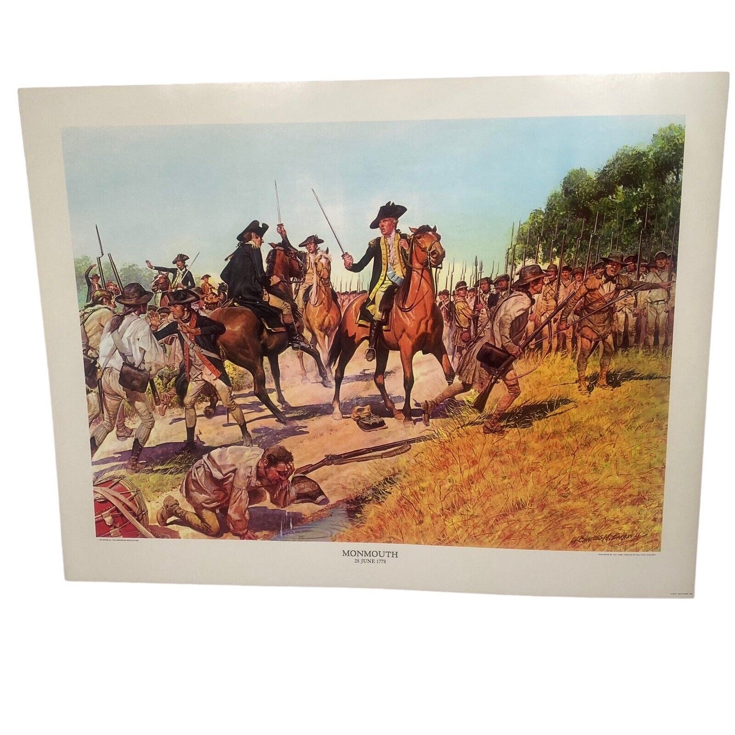 Soldiers Of The American Revolution Set Of 10 Prints