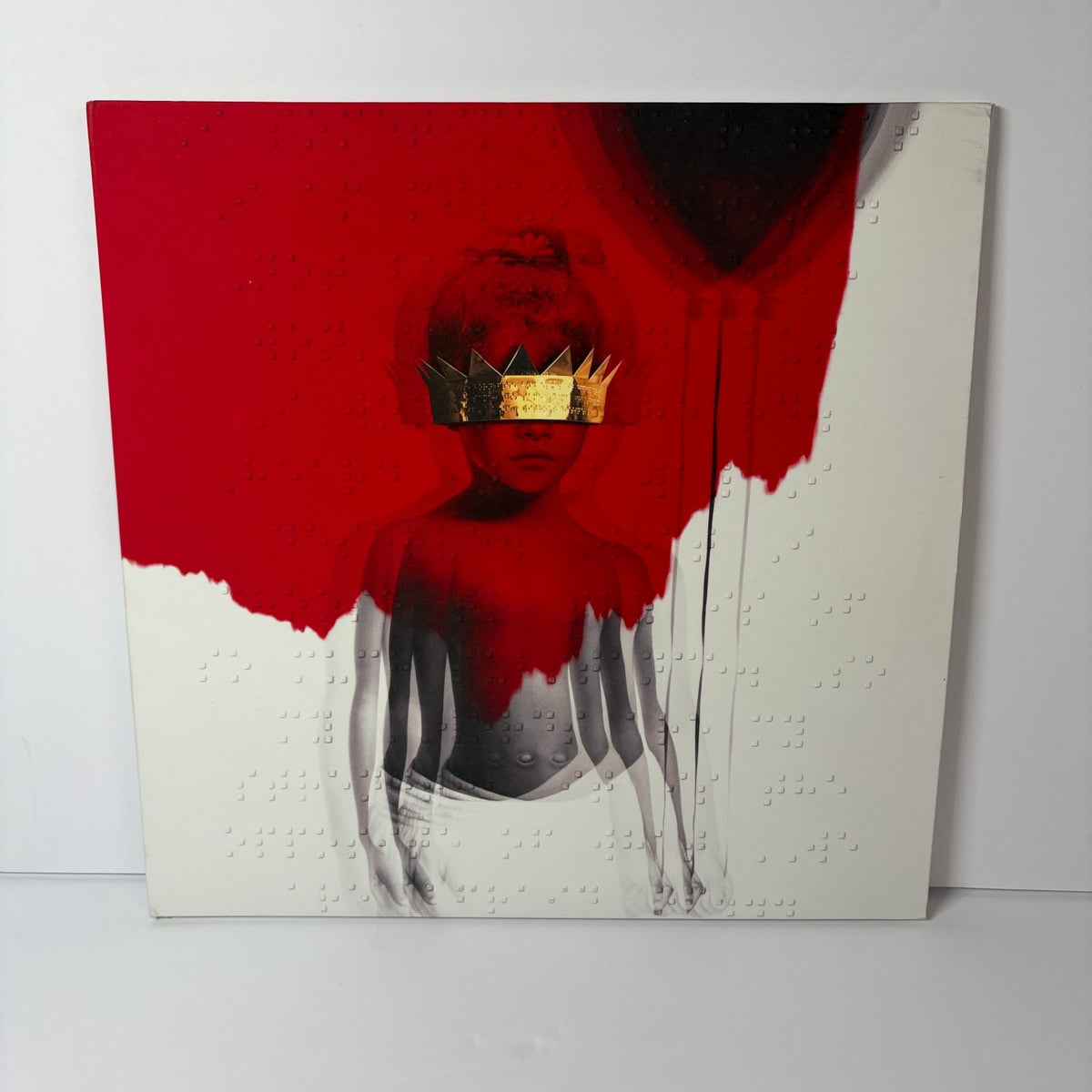 Rhianna Anti Limited Edition Double LP Red Vinyl with Brail Cover