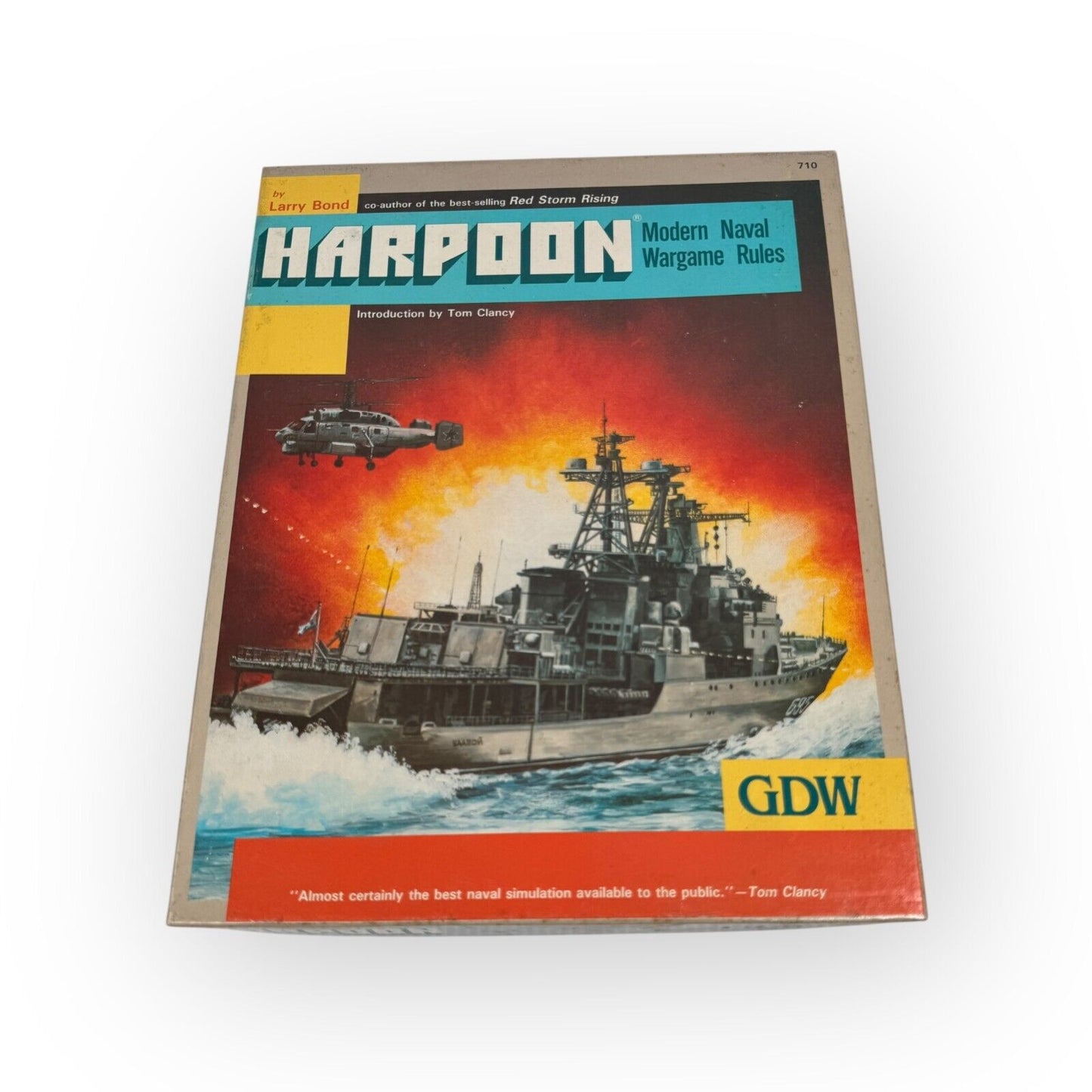 GDW 1987 HARPOON: Modern Naval Wargame Rules by Larry Bond unpunched complete