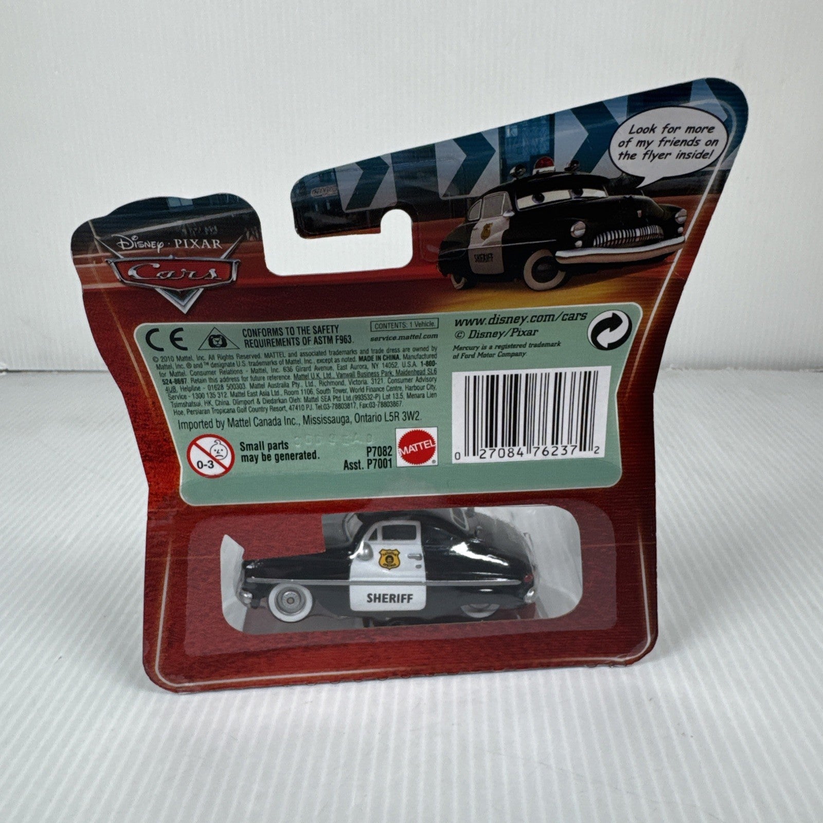 SHERIFF #46 Disney Pixar World Of Cars LOOK Diecast Mattel NIB