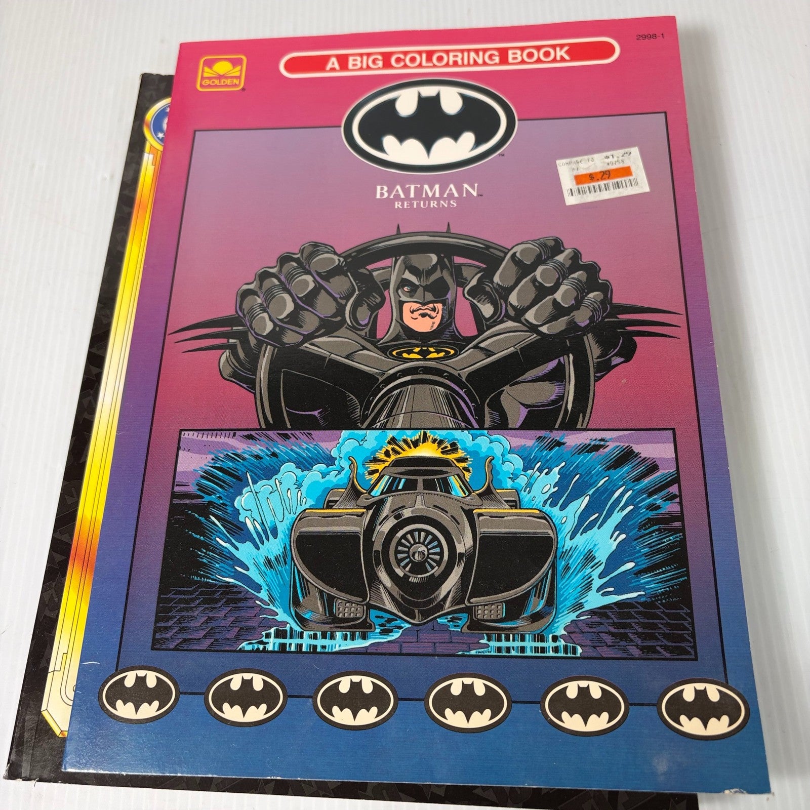 80s & 90s Movies Coloring & Activity Book Lot Star Wars, Indiana Jones, Batman