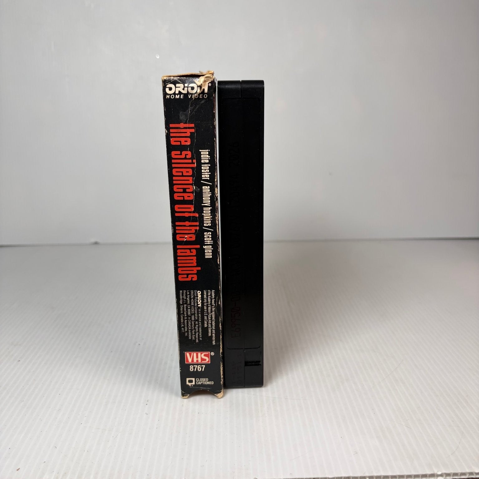 The Silence of the Lambs VHS 1991 Horror Thriller Orion Home Video
