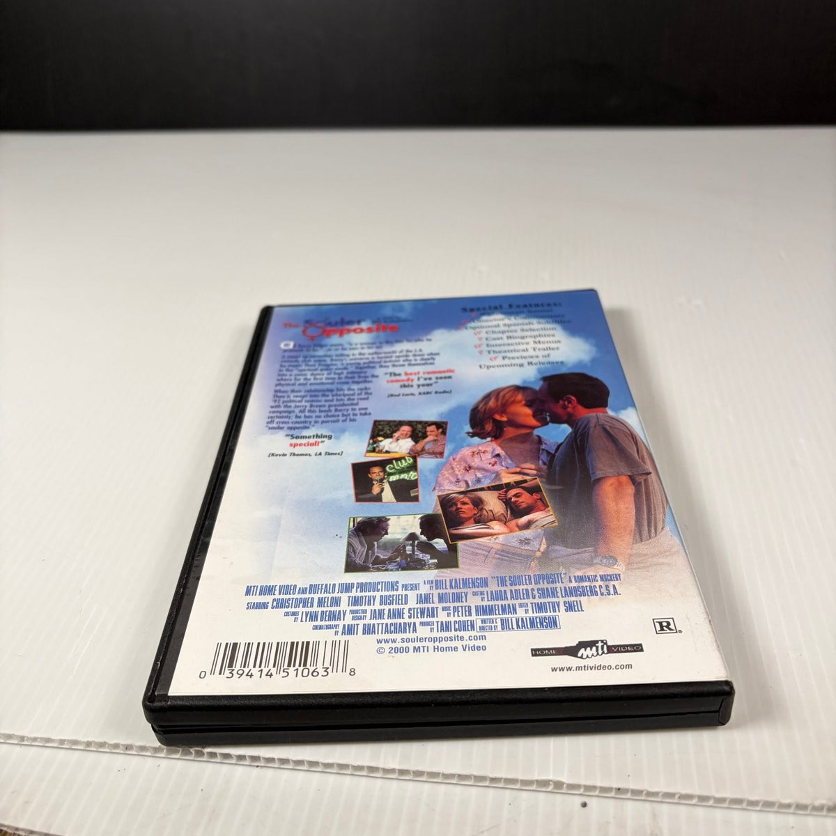 The Souler Opposite DVD 2000 Meloni Busfield Moloney Romantic Comedy