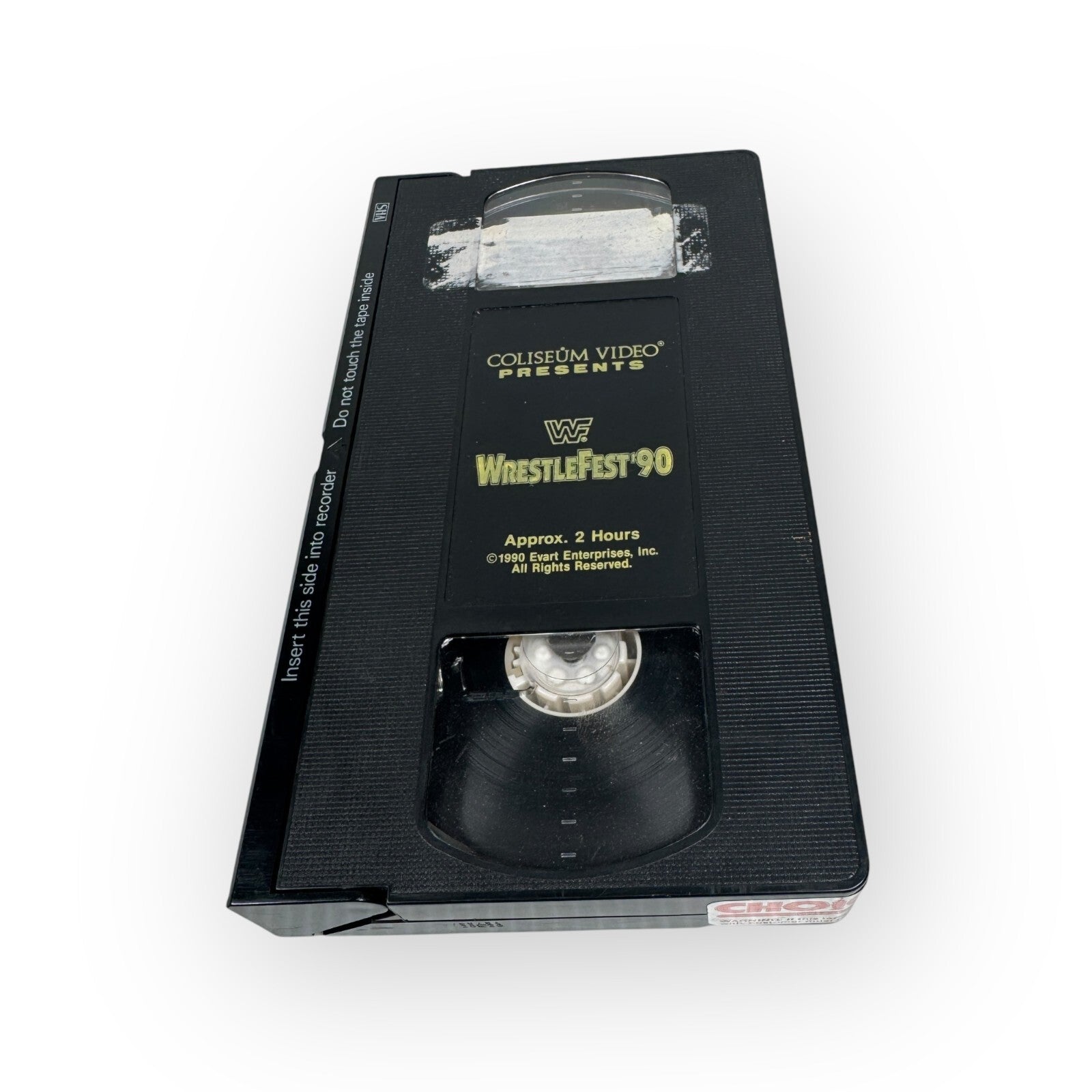 WWF WrestleFest 90 VHS Coliseum Video w/ Replacement Box Previous Rental VTG WWE