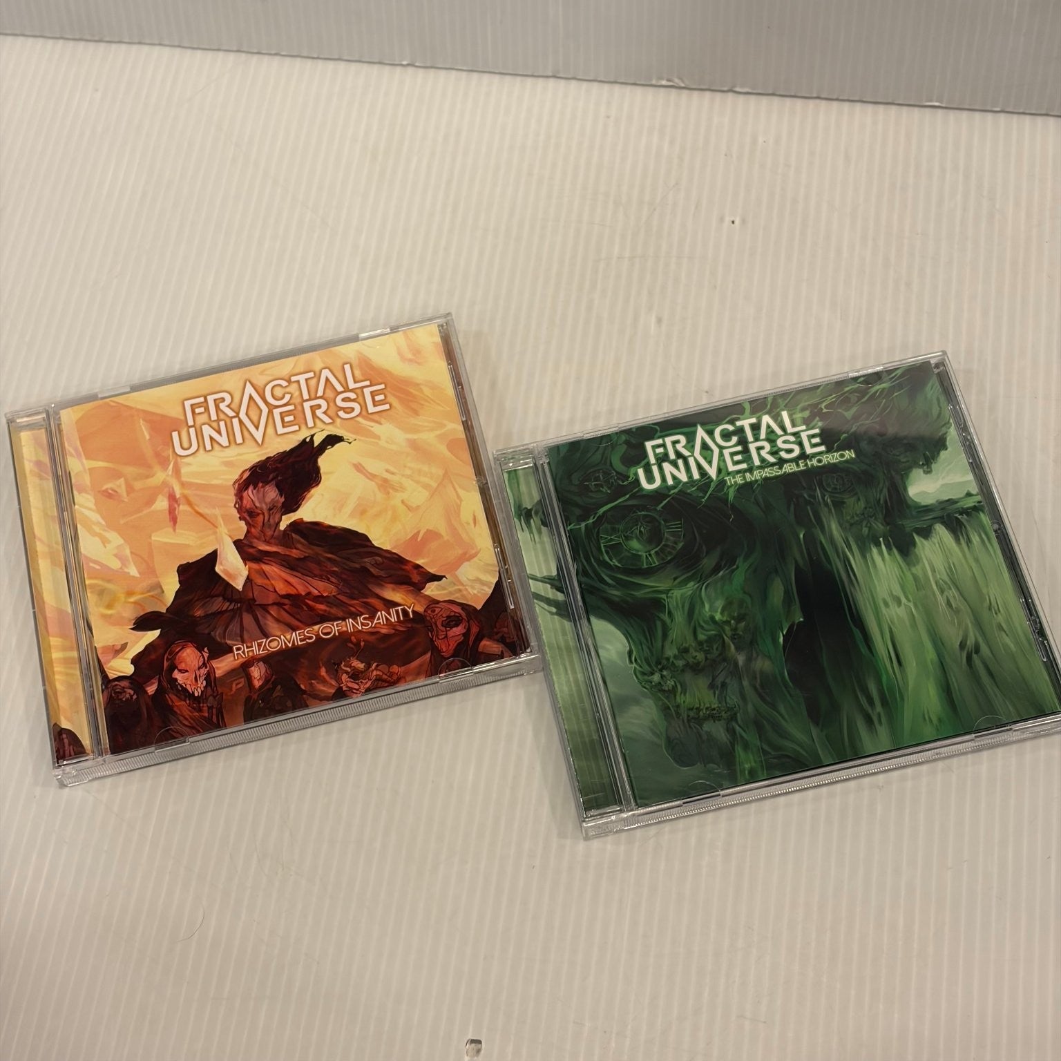 FRACTAL UNIVERSE Lot of 2 CDs Rhizomes of Insanity & The Impassable Horizon