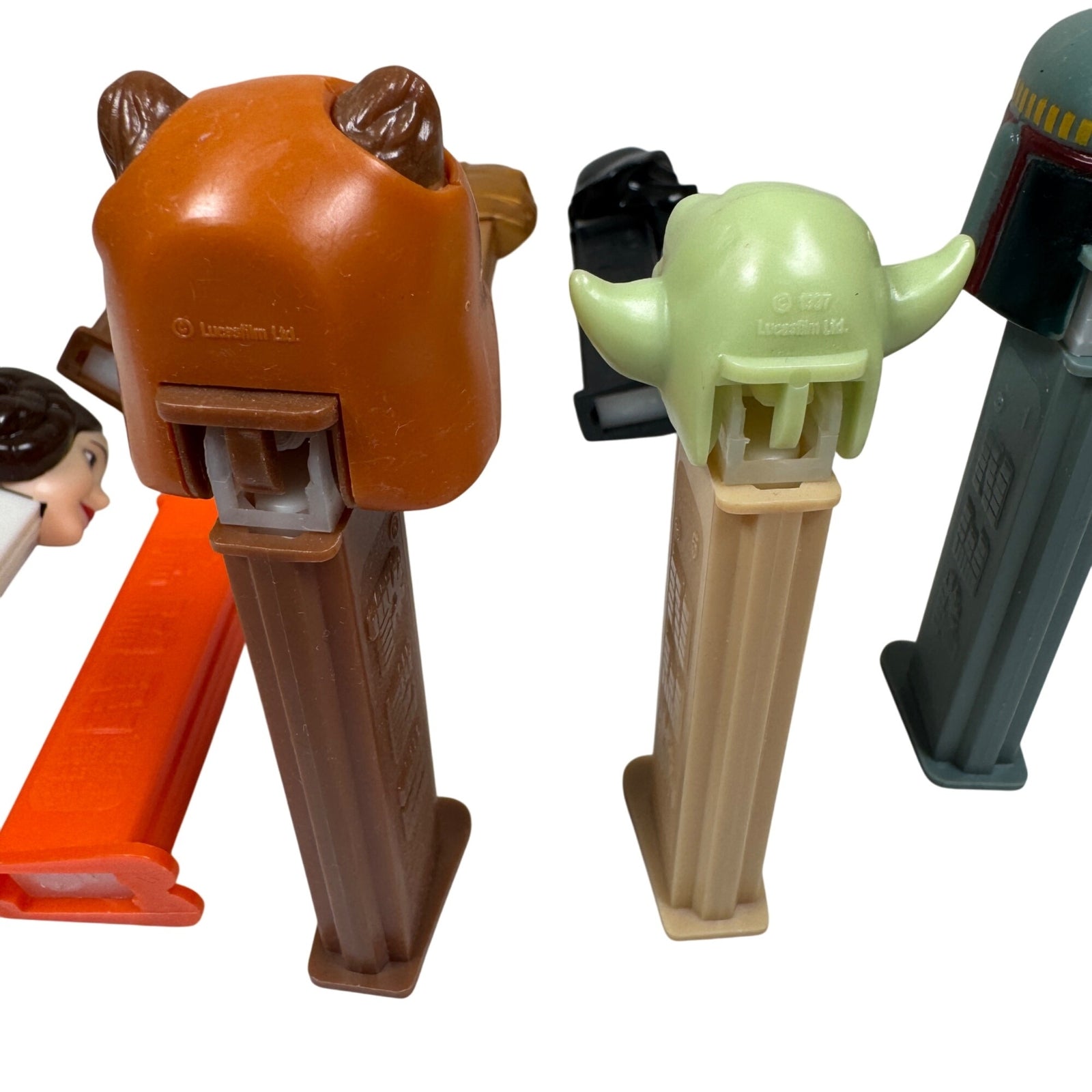 Vintage Star Wars PEZ Dispensers Lot Of 9 LucasFilm 1997 Yoda, Darth & More