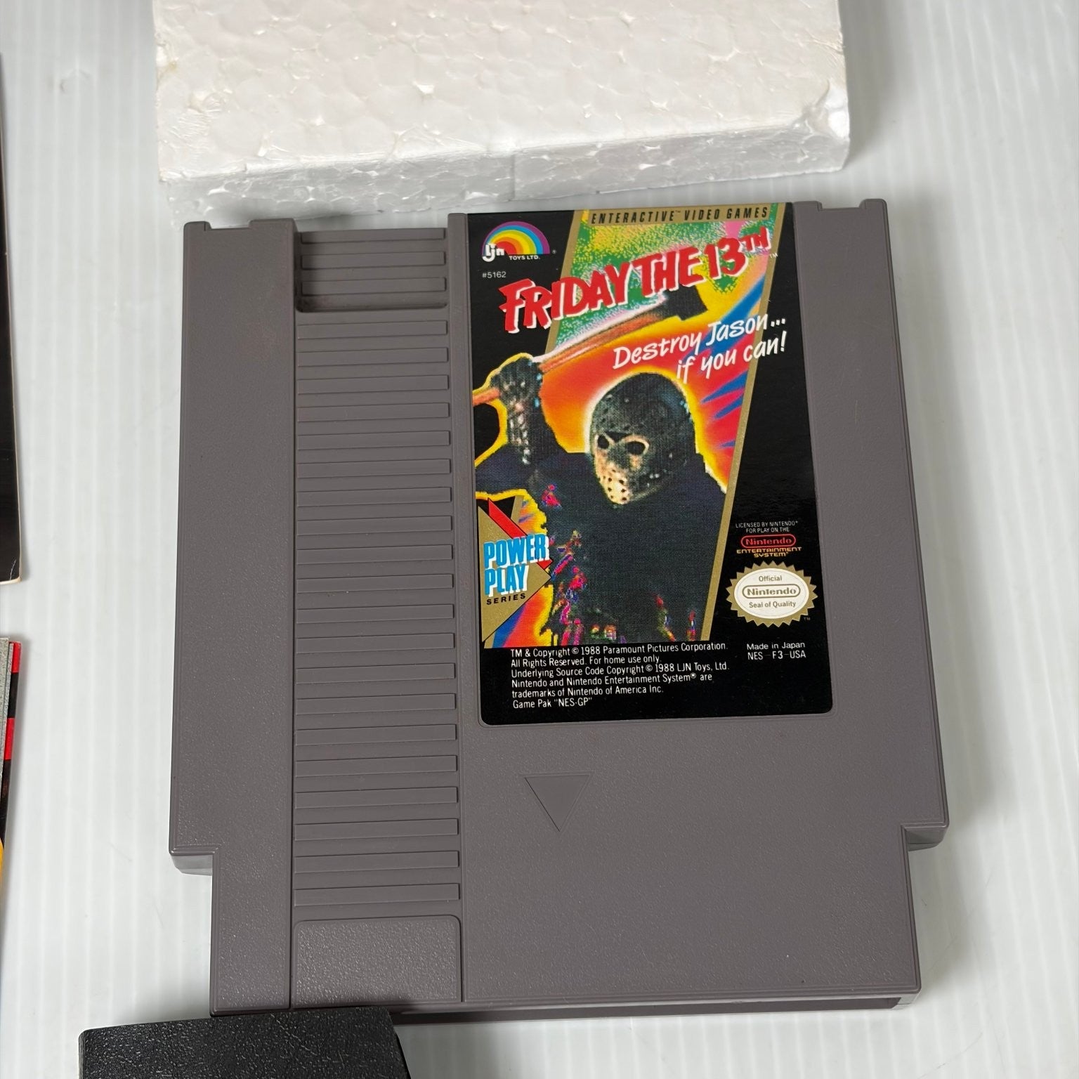 Friday the 13th NES Nintendo Entertainment System Video Game Horror Complete CIB