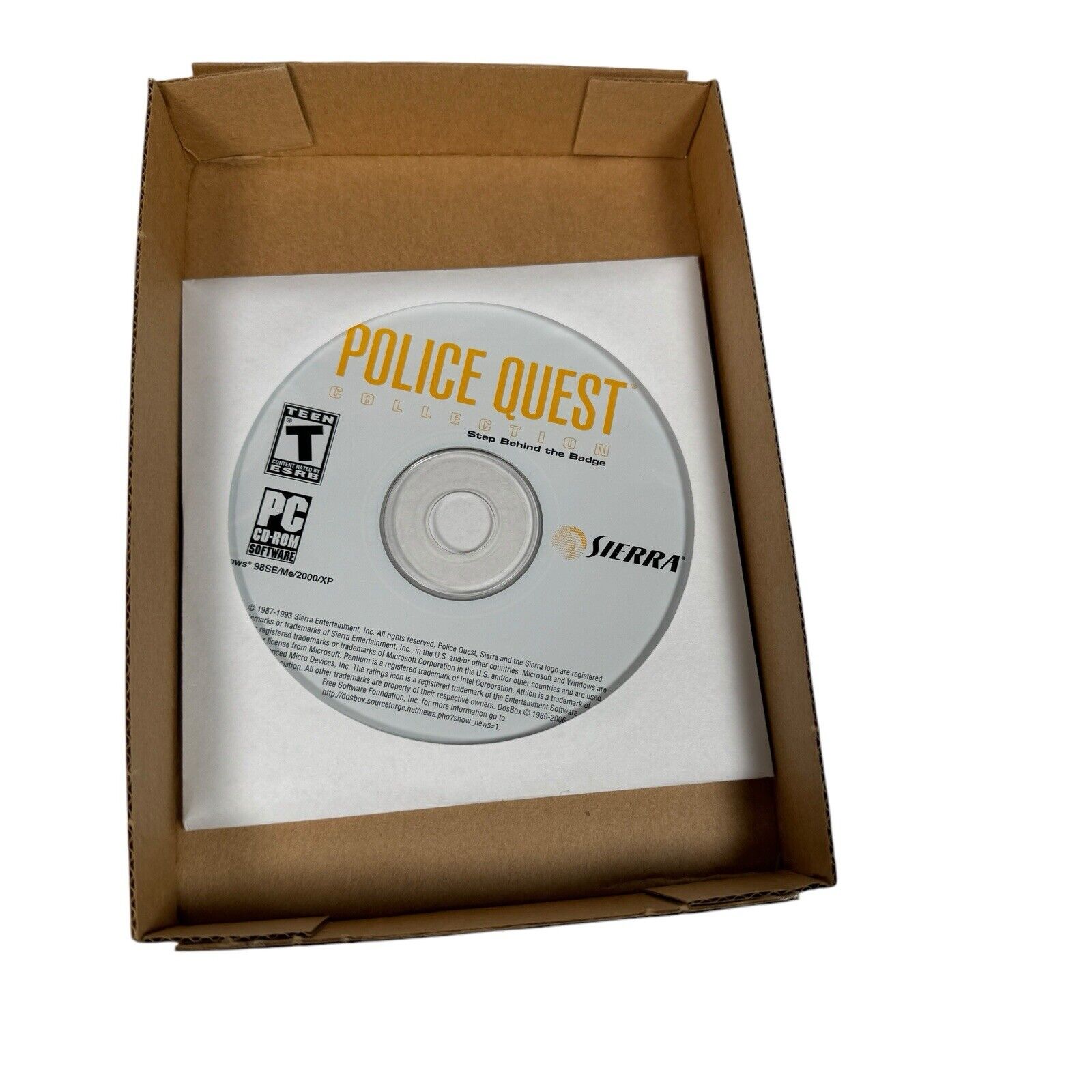 Police Quest Collection Computer Game PC CD-ROM Sierra 2006 Small Box