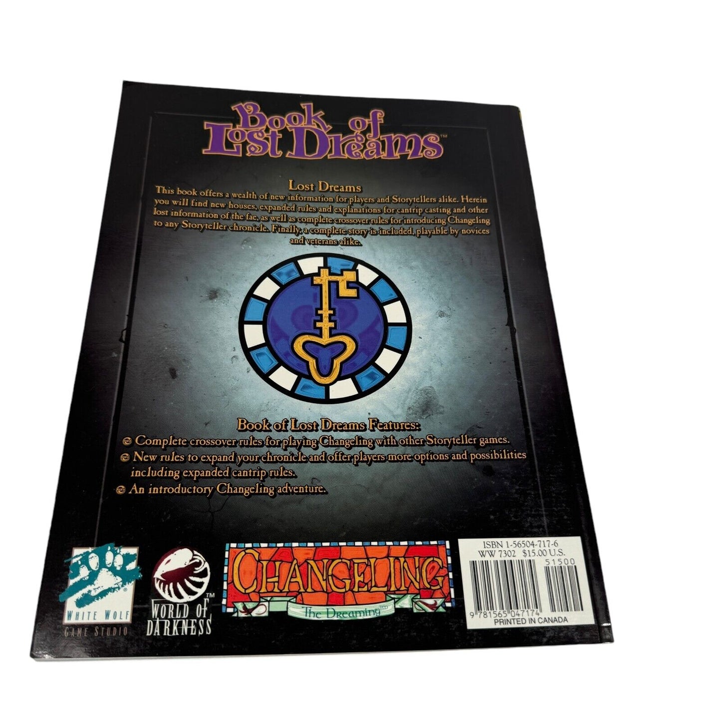 Book of Lost Dreams: Changeling: The Dreaming Storyteller Crossover Rulebook