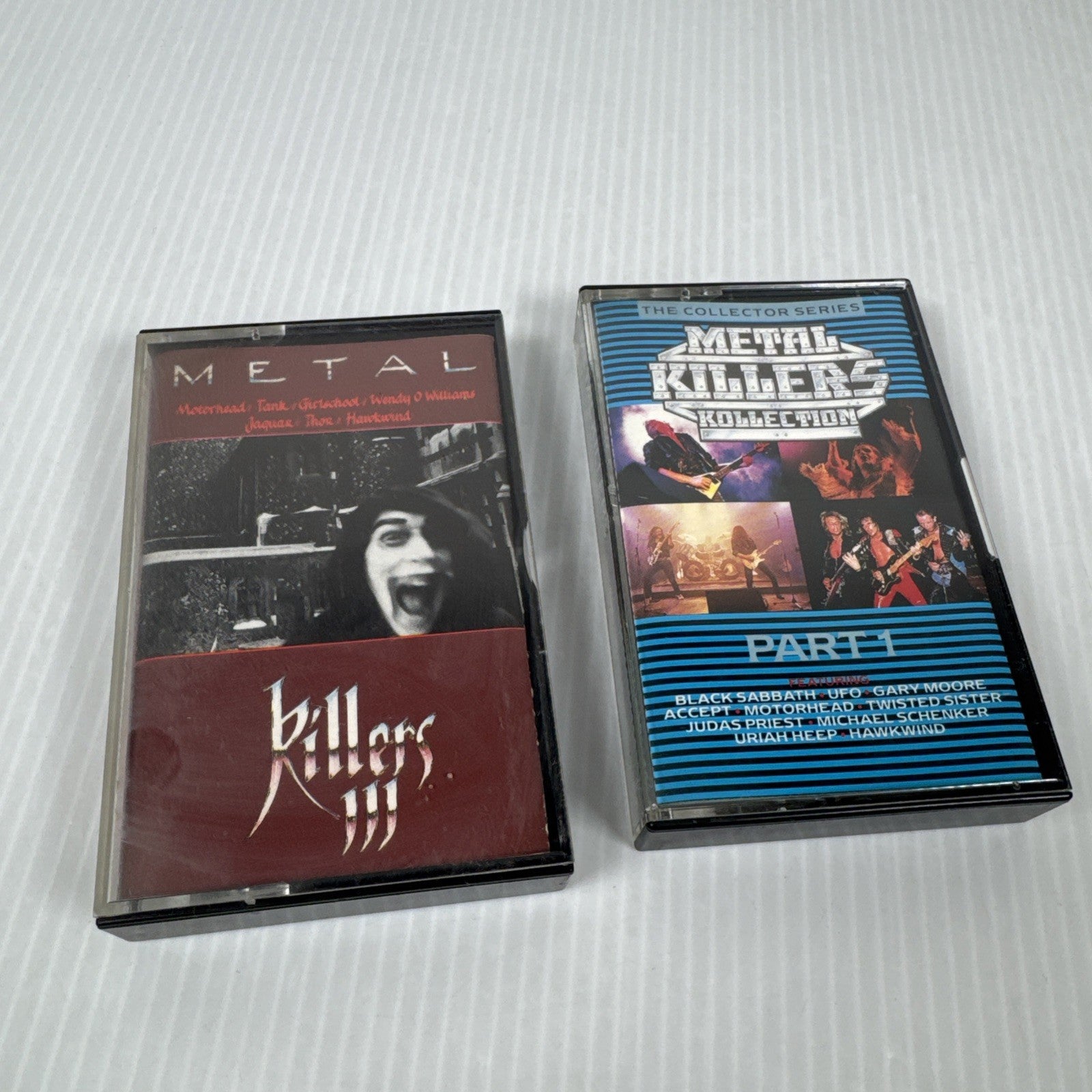 Metal Killers Kollection Cassettes Vol 1 #1 & 2, Vol 2 #2, & MK III SOME SEALED!