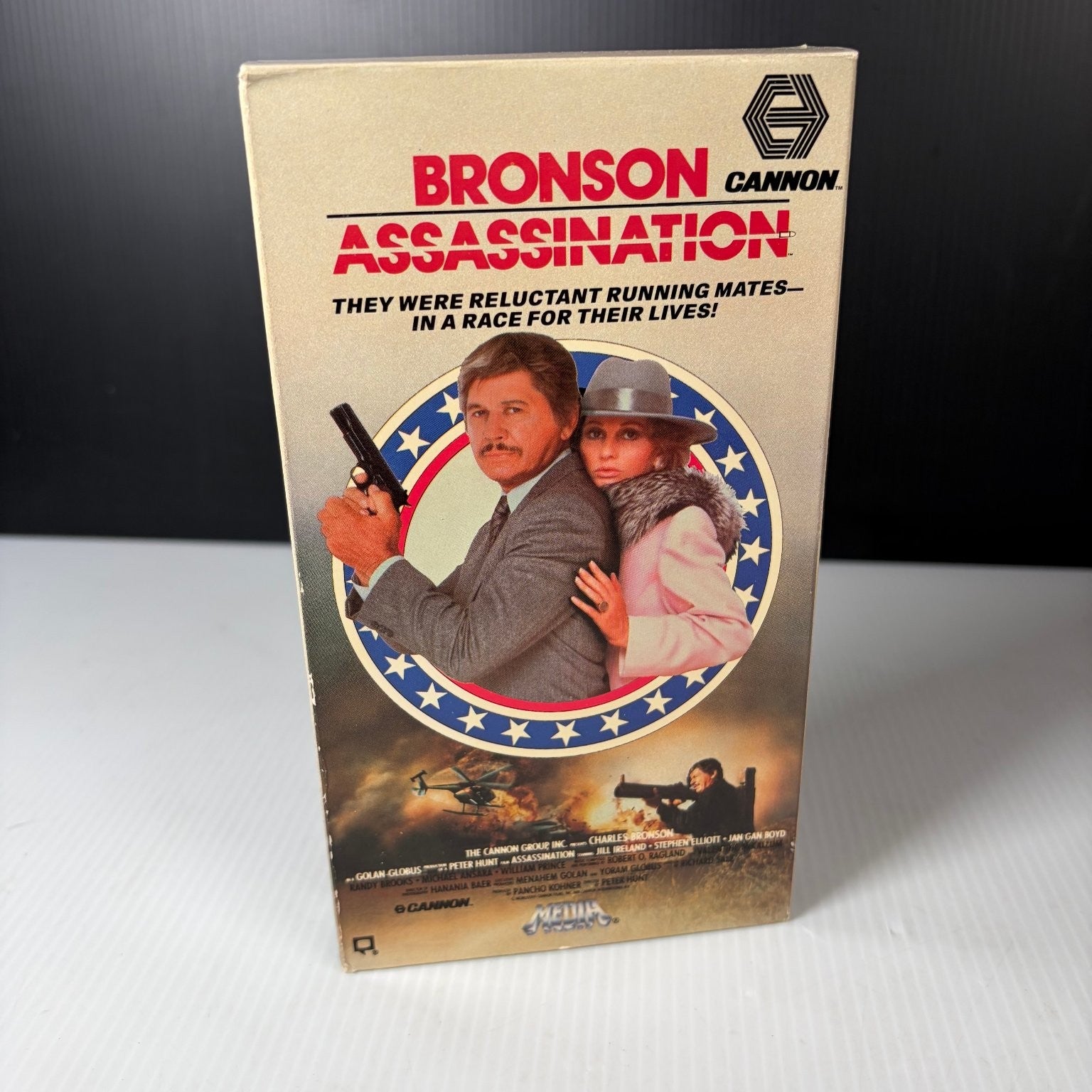 Assassination VHS 1987 Action Thriller Original Release Cannon Charles Bronson