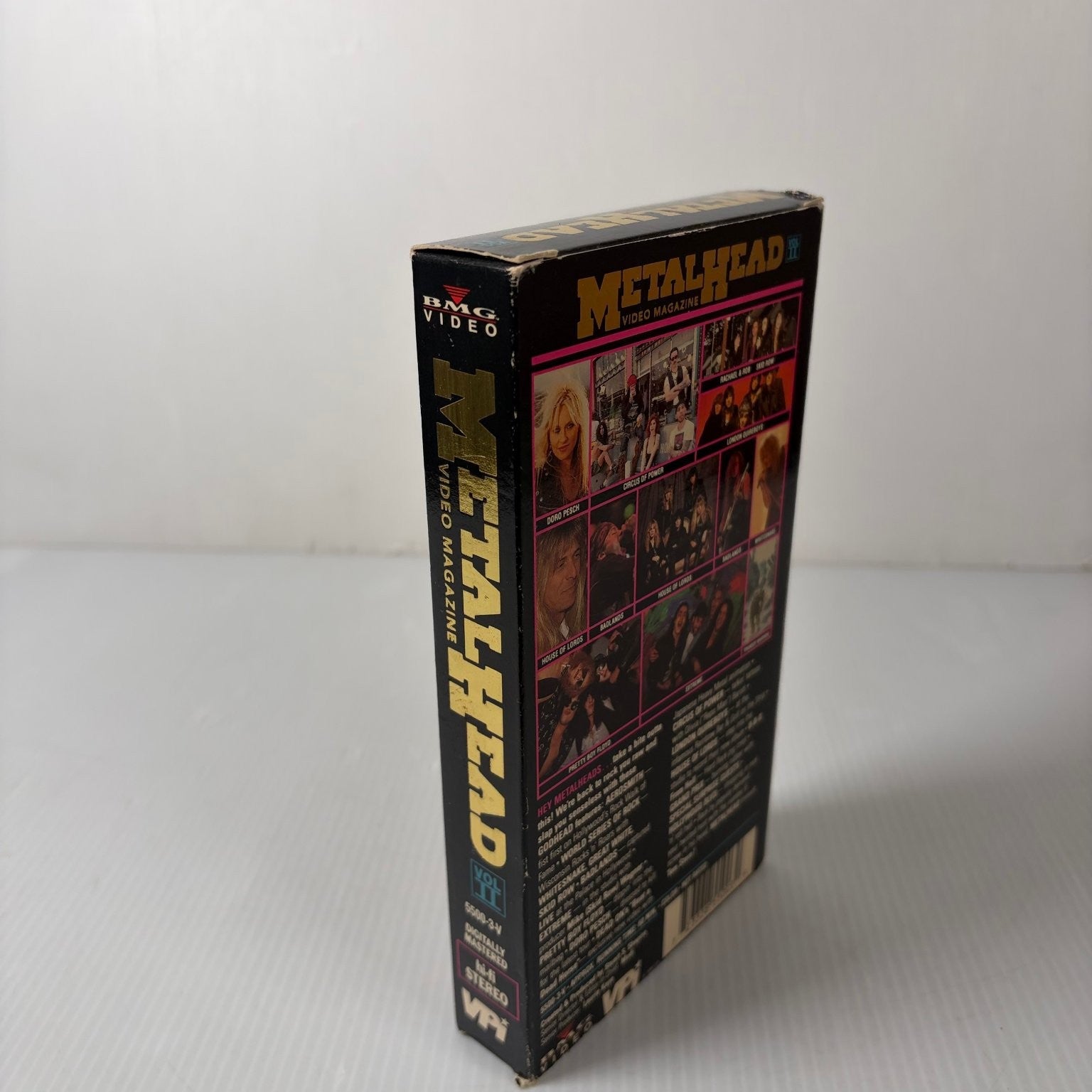 METAL HEAD Video Magazine Vol II VHS 1989 Heavy Metal BMG VPI