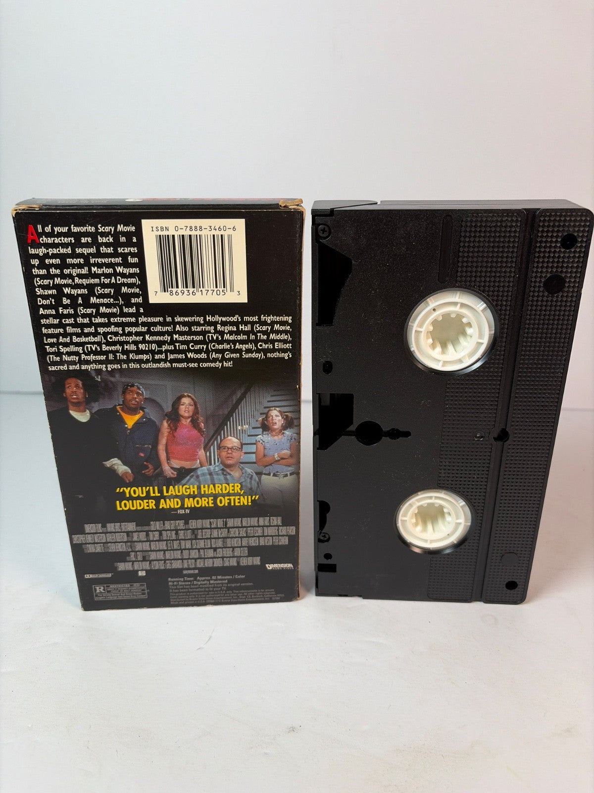 Scary Movie 2 VHS 2001 Horror Comedy Parody Dimension Home Video R Rated