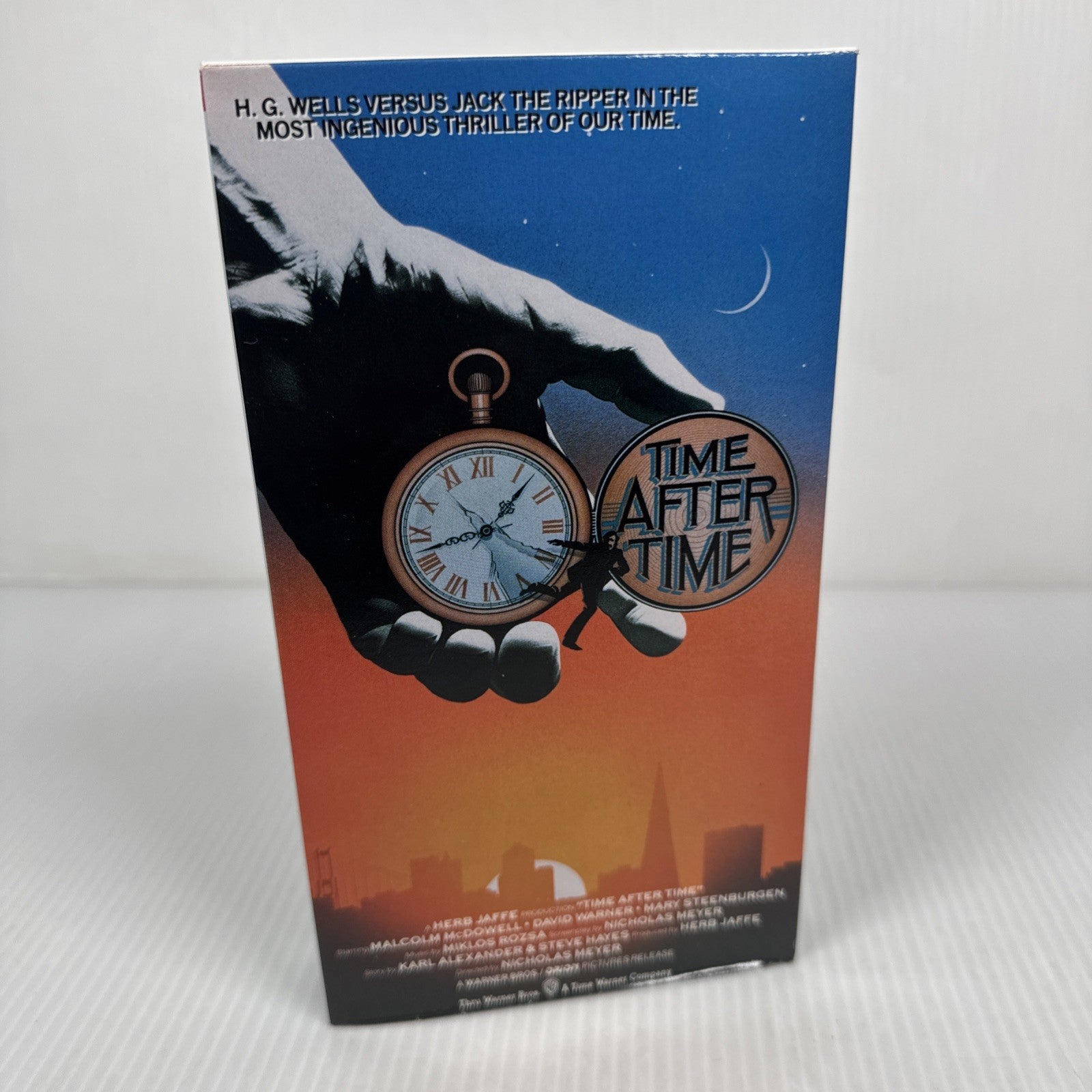 Time After Time (VHS, 1990) Malcolm McDowell, Mary Steenburgen G3