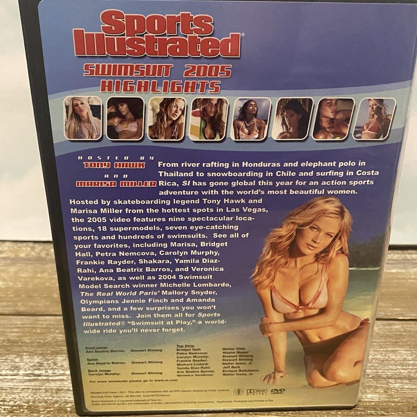 Sports Illustrated Swimsuit 2005 Marisa Miller & Tony Hawk DVD