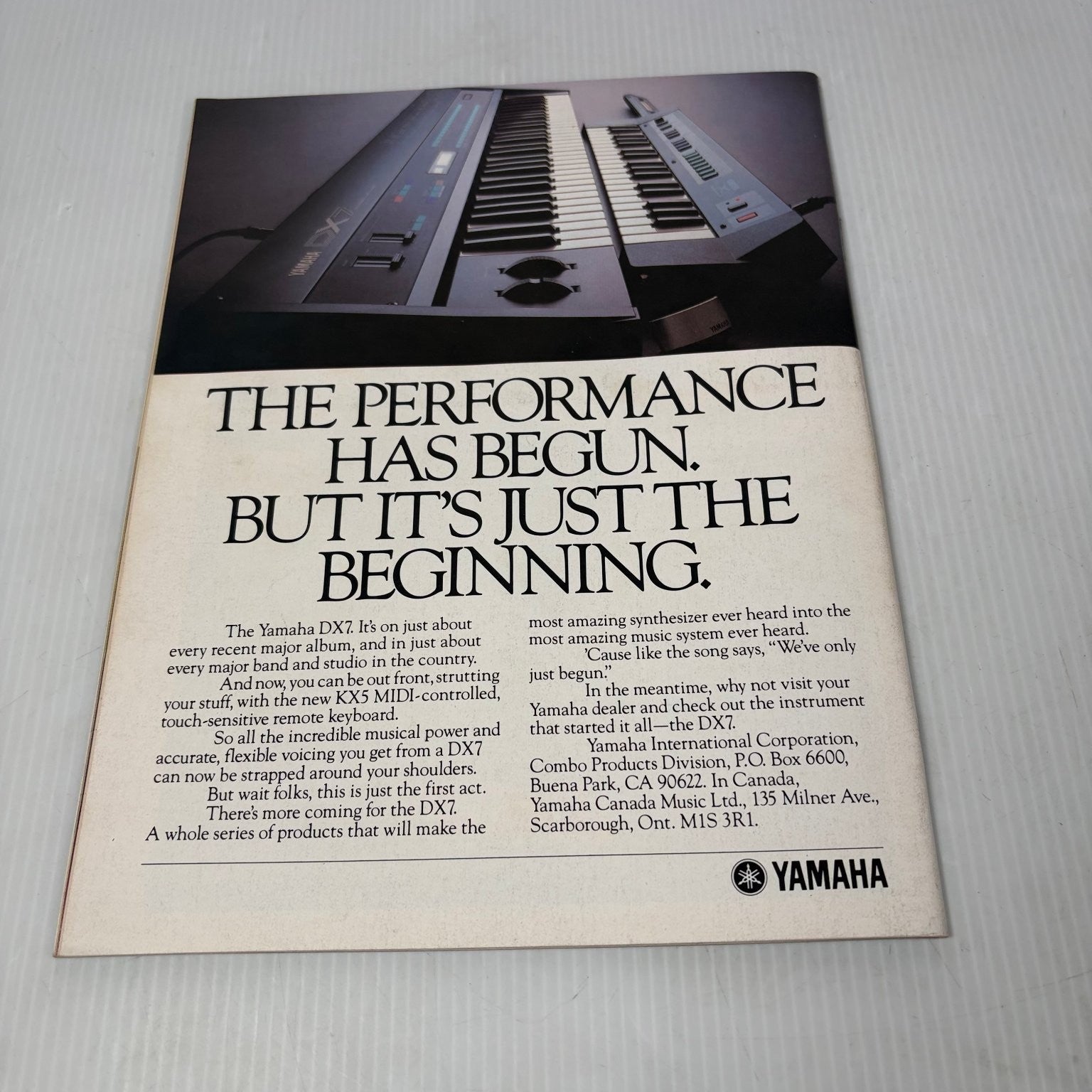 Musician Magazine January 1985 U2 Passion Players Catch Fire Music Interview