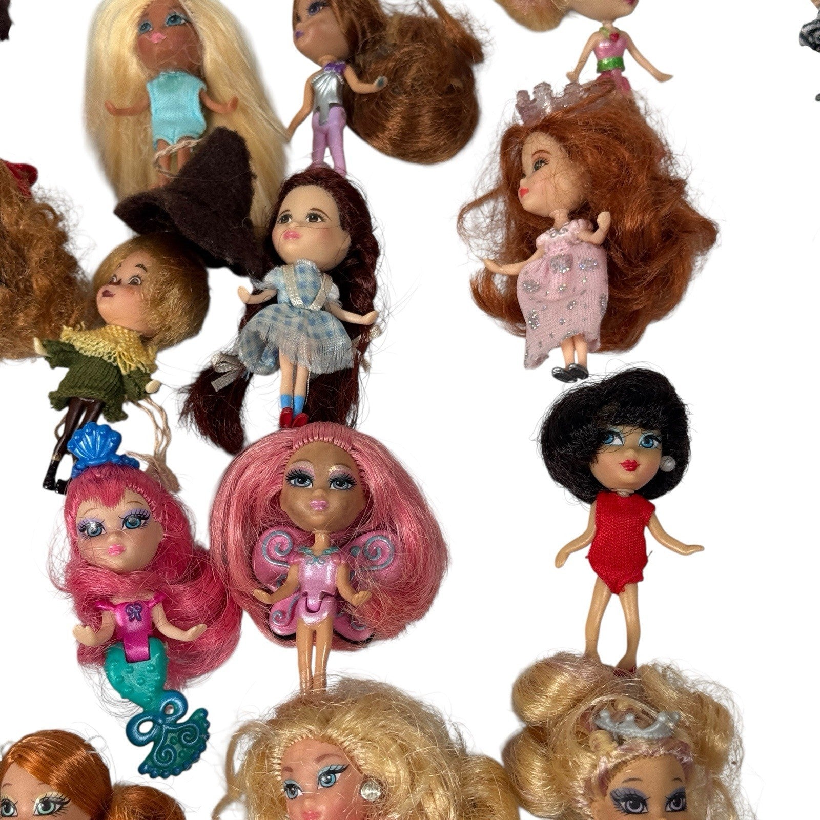 Lot Of 26 Rare Barbie Mini B Dolls Wizard Of Oz, 1950s Celebration, 90s & More