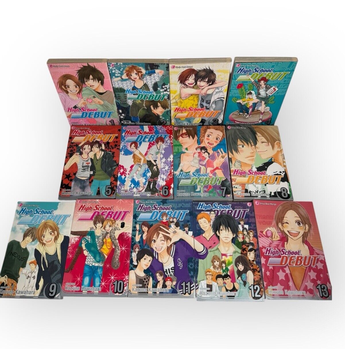 High School Debut English Manga 1 - 13 Kawahara Complete Volume Lot  Set Shojo