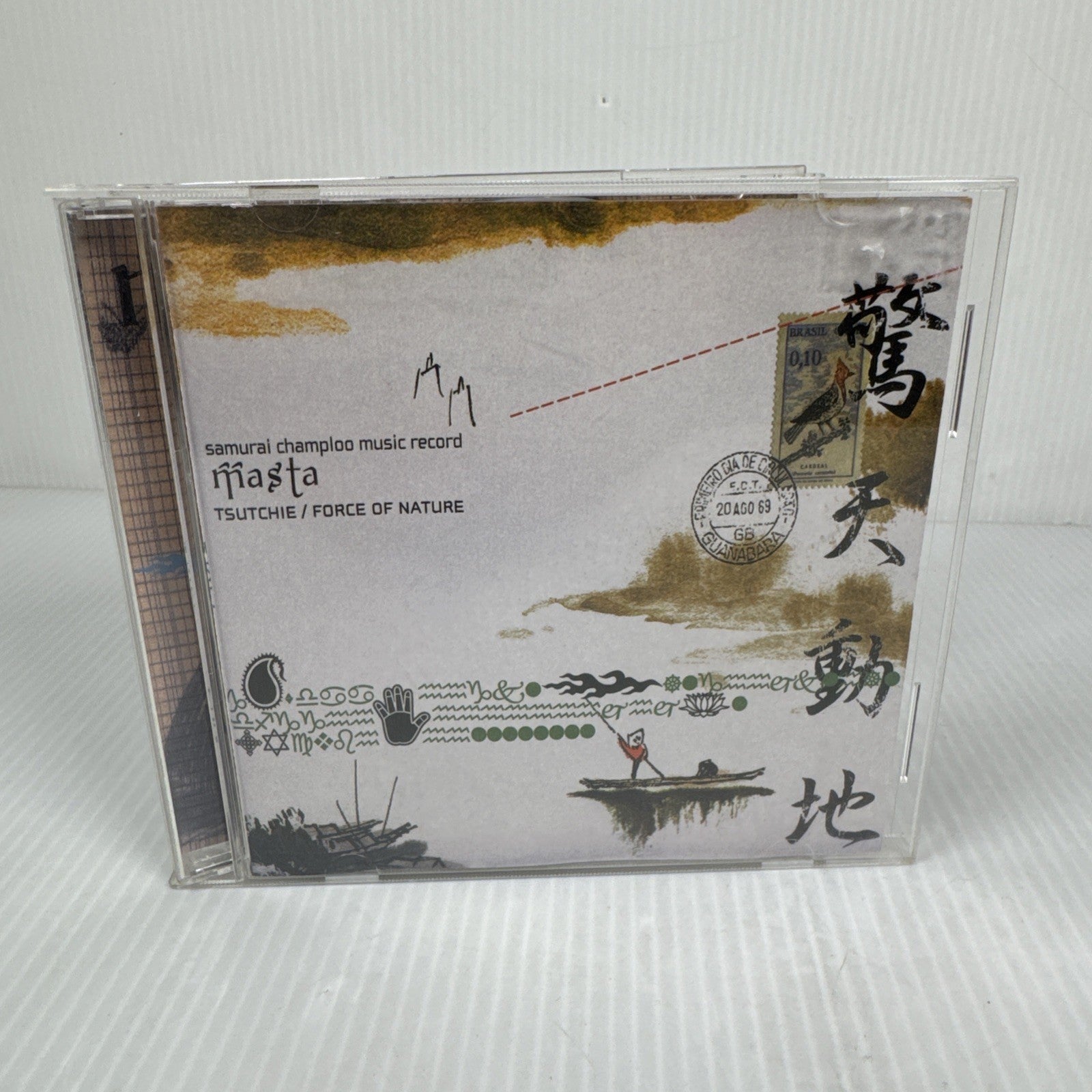 Samurai Champloo Music Record Masta Tsutchie Force Of Nature CD Japanese Import