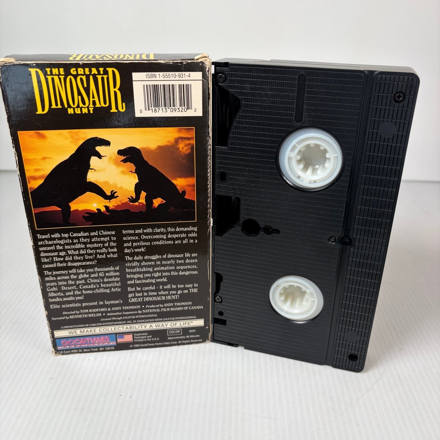 The Great Dinosaur Hunt VHS 1985 Documentary Goodtimes