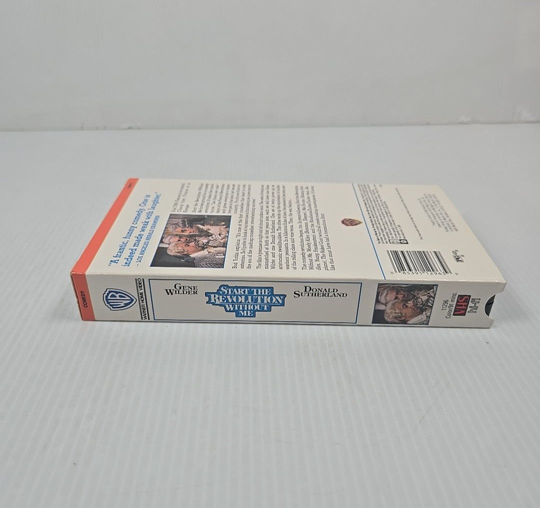 Start The Revolution Without Me Warner Bros. VHS w/ Gene Wilder
