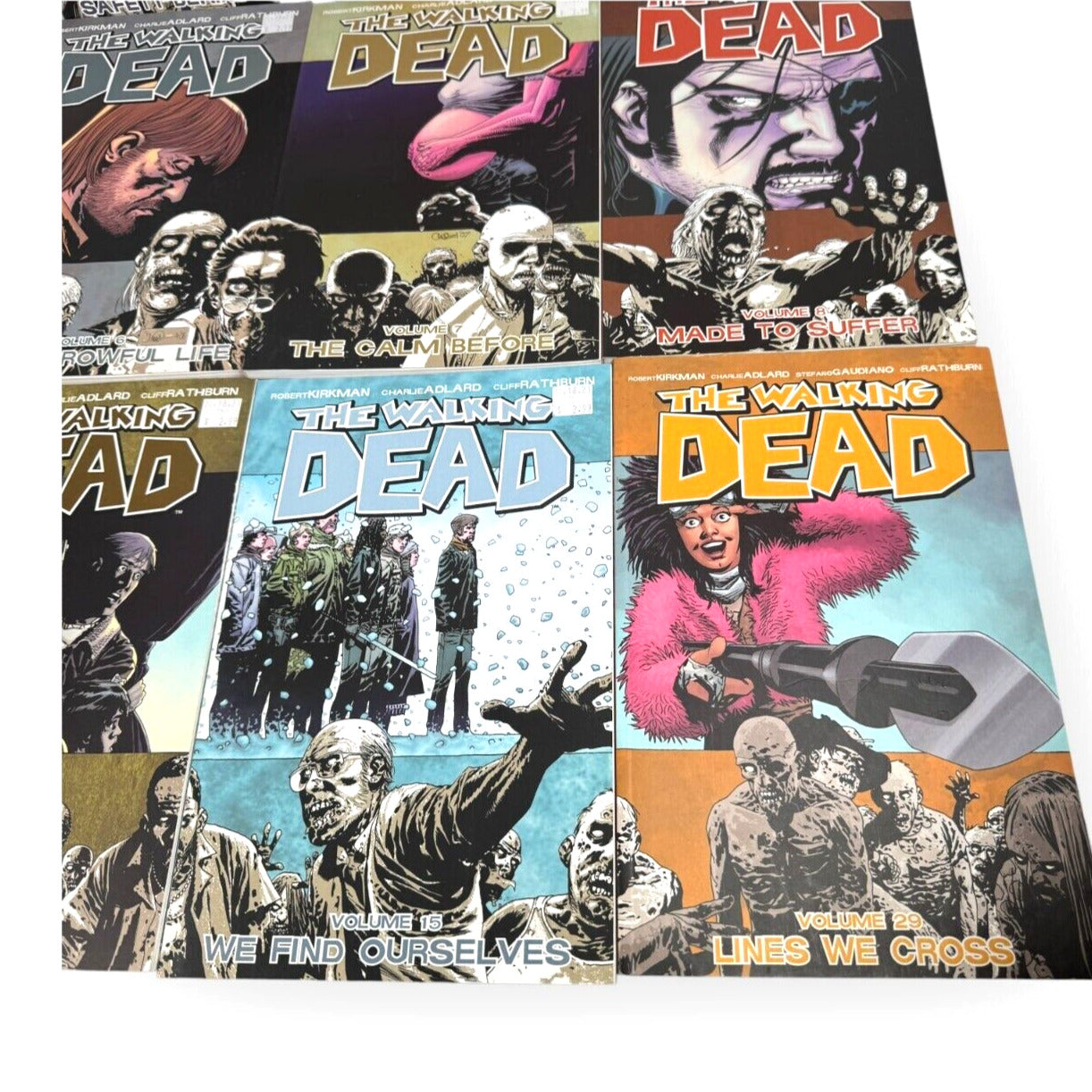 THE WALKING DEAD Mixed Lot of 10 Compilations Paperback Kirkman Image Comics