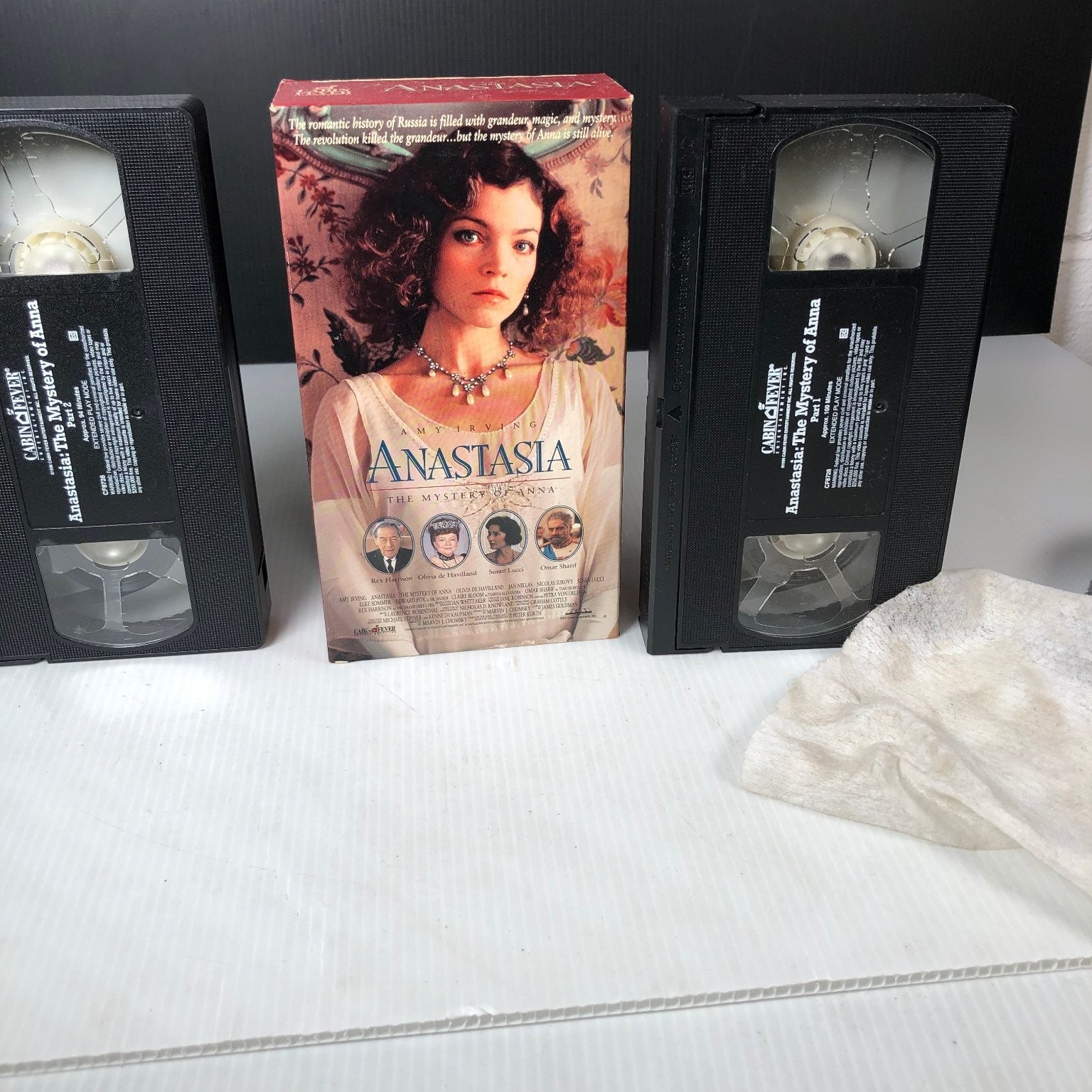 Anastasia VHS 1986 Drama 2-Part Set Cabin Fever Entertainment