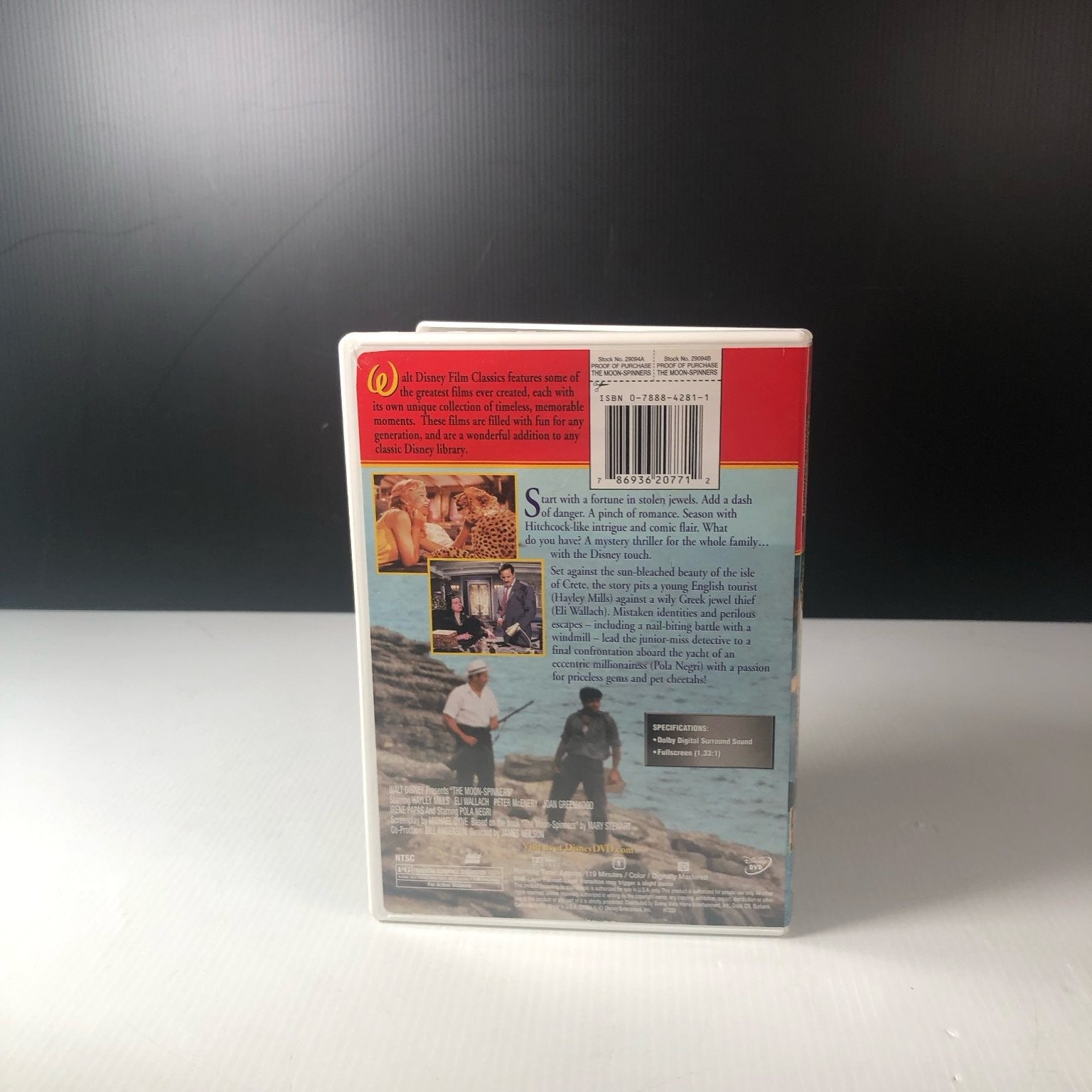 The Moon-Spinners DVD 1964 Hayley Mills Collection Disney Mystery Eli Wallach