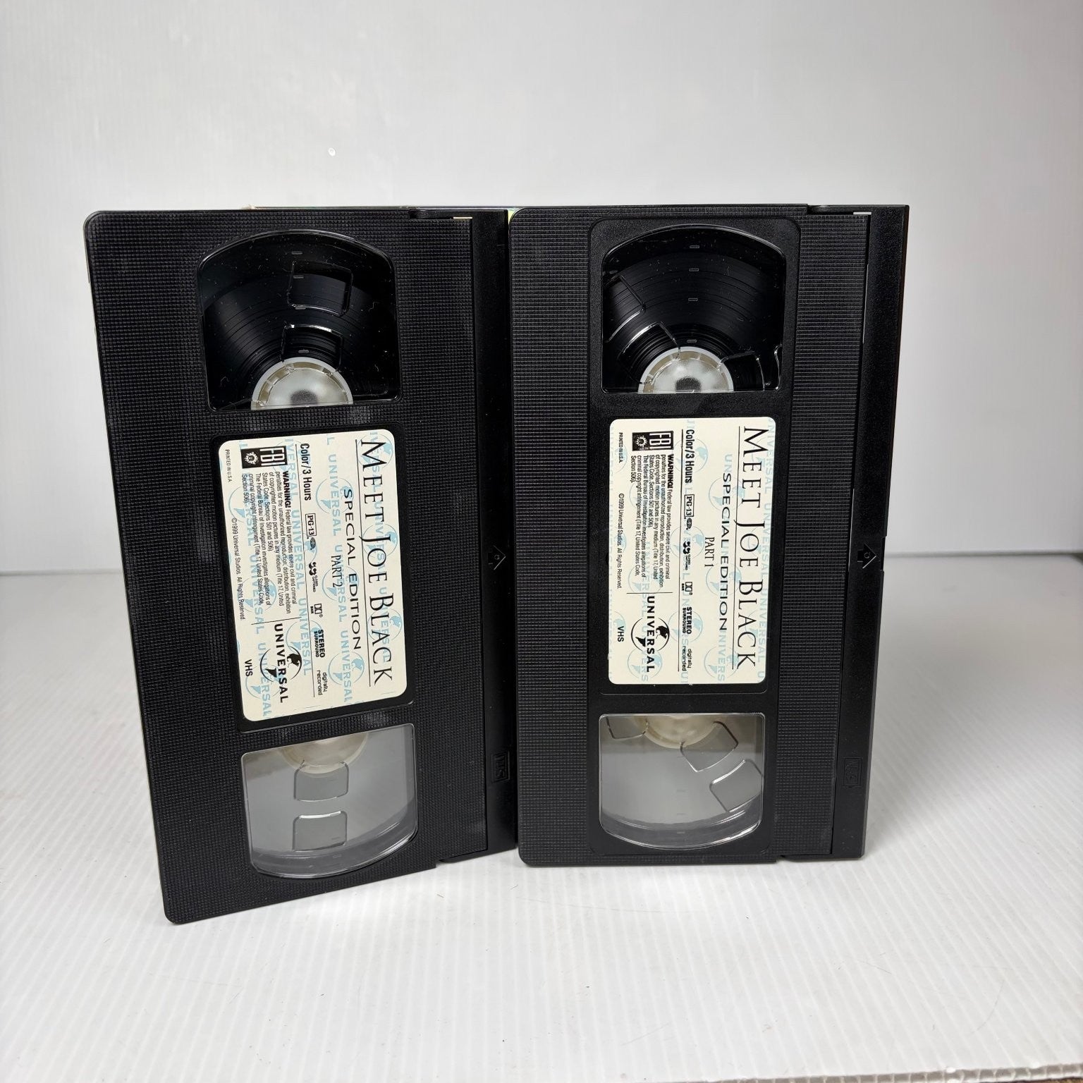 Meet Joe Black VHS 1998 Drama Special Edition Holographic Brad Pitt Universal