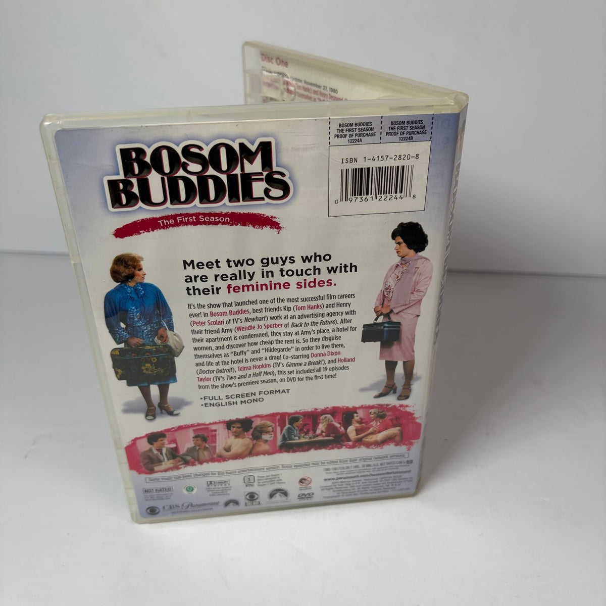 Bosom Buddies: The First Season (DVD, 1980) Starring Tom Hanks & Peter Scolari