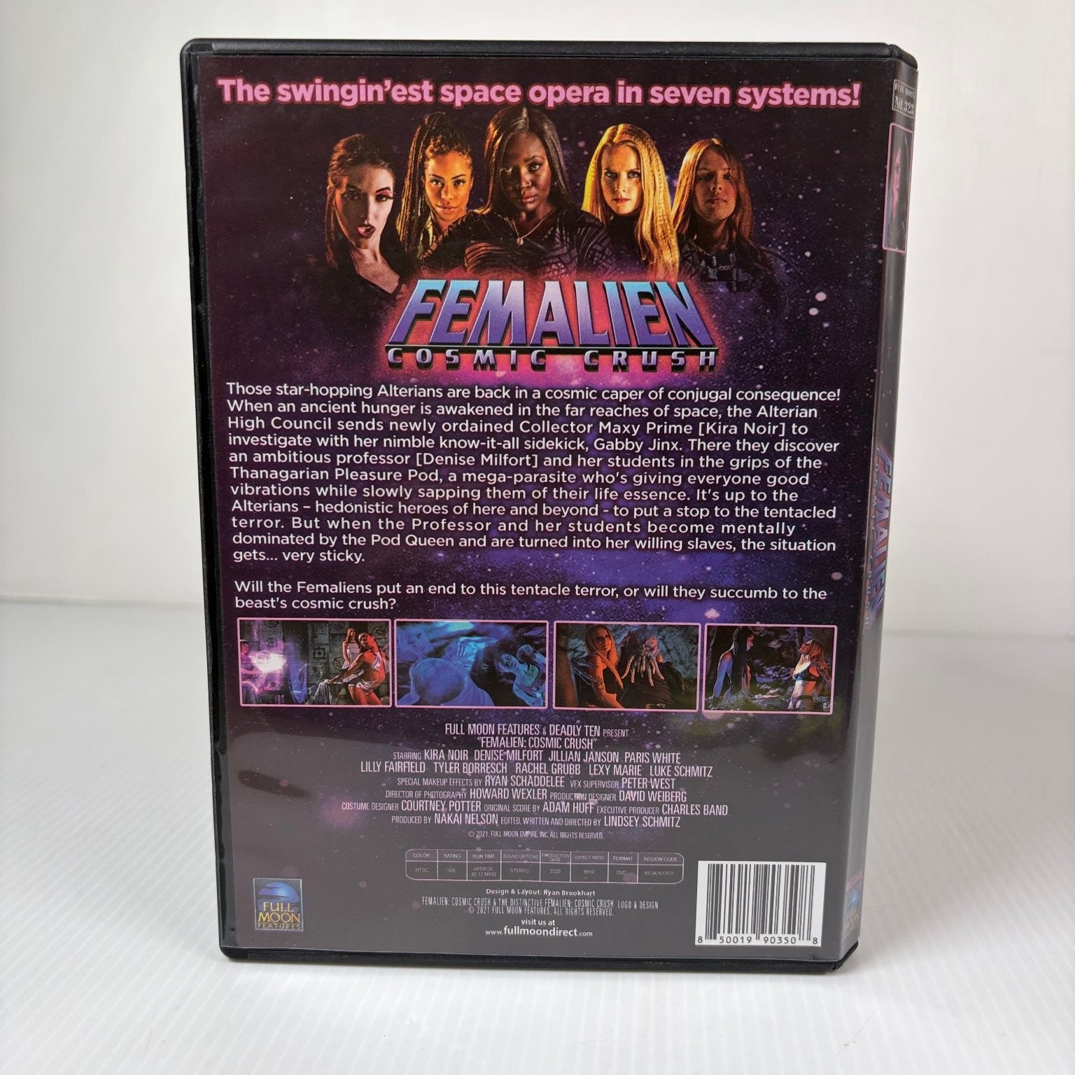 FEMALIEN COSMIC CRUSH DVD (2022) Sci-Fi Horror Space Opera Full Moon Features