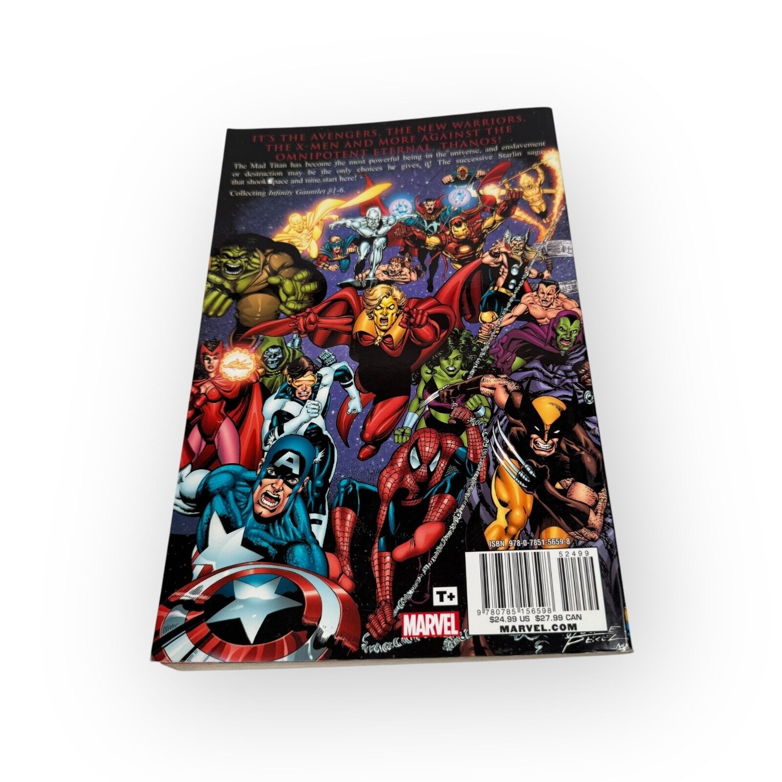 Marvel’s Infinity Gauntlet TPB (Marvel) Trade Paperback By Station Perez & Lim