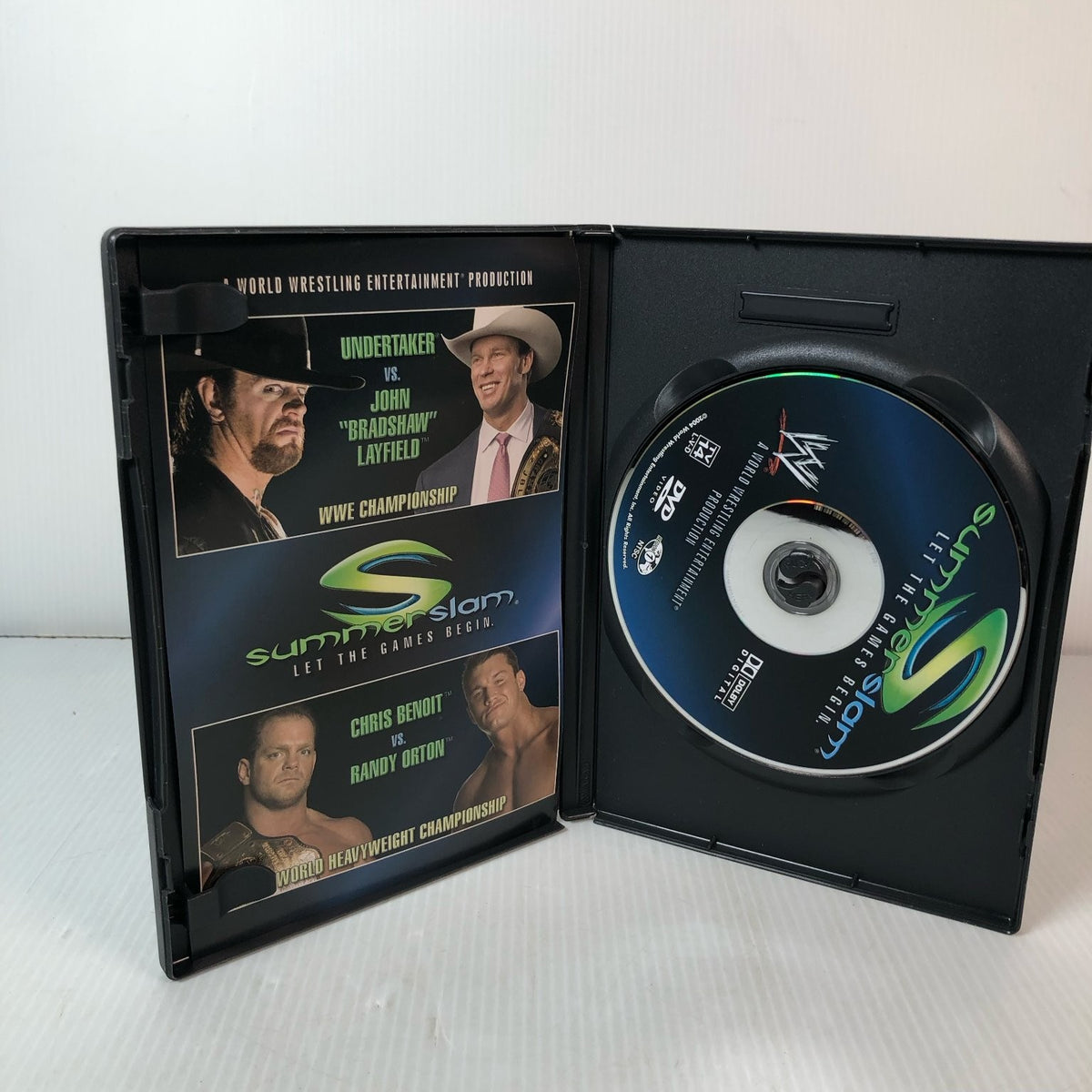 SummerSlam 2004 DVD WWE Championship Undertaker JBL Benoit Orton Angle