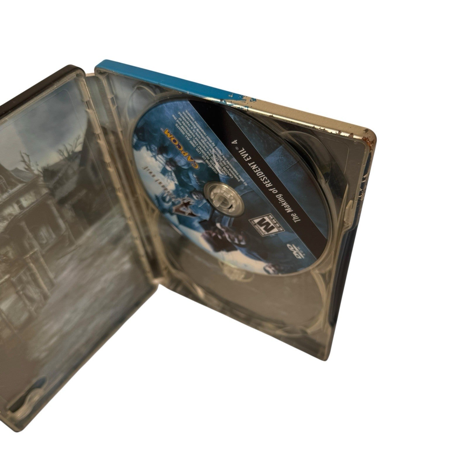 NO GAME Resident Evil 4 Premium Edition PS2 Steelbook Case With Bonus Disc
