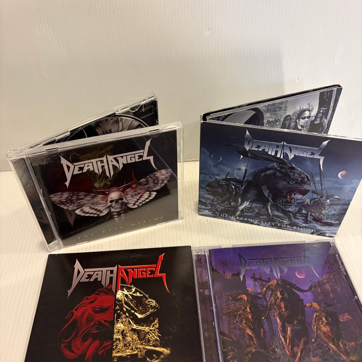 Death Angel 4 CD Lot Humanicide, Art of Dying & More Thrash Metal Nuclear Blast
