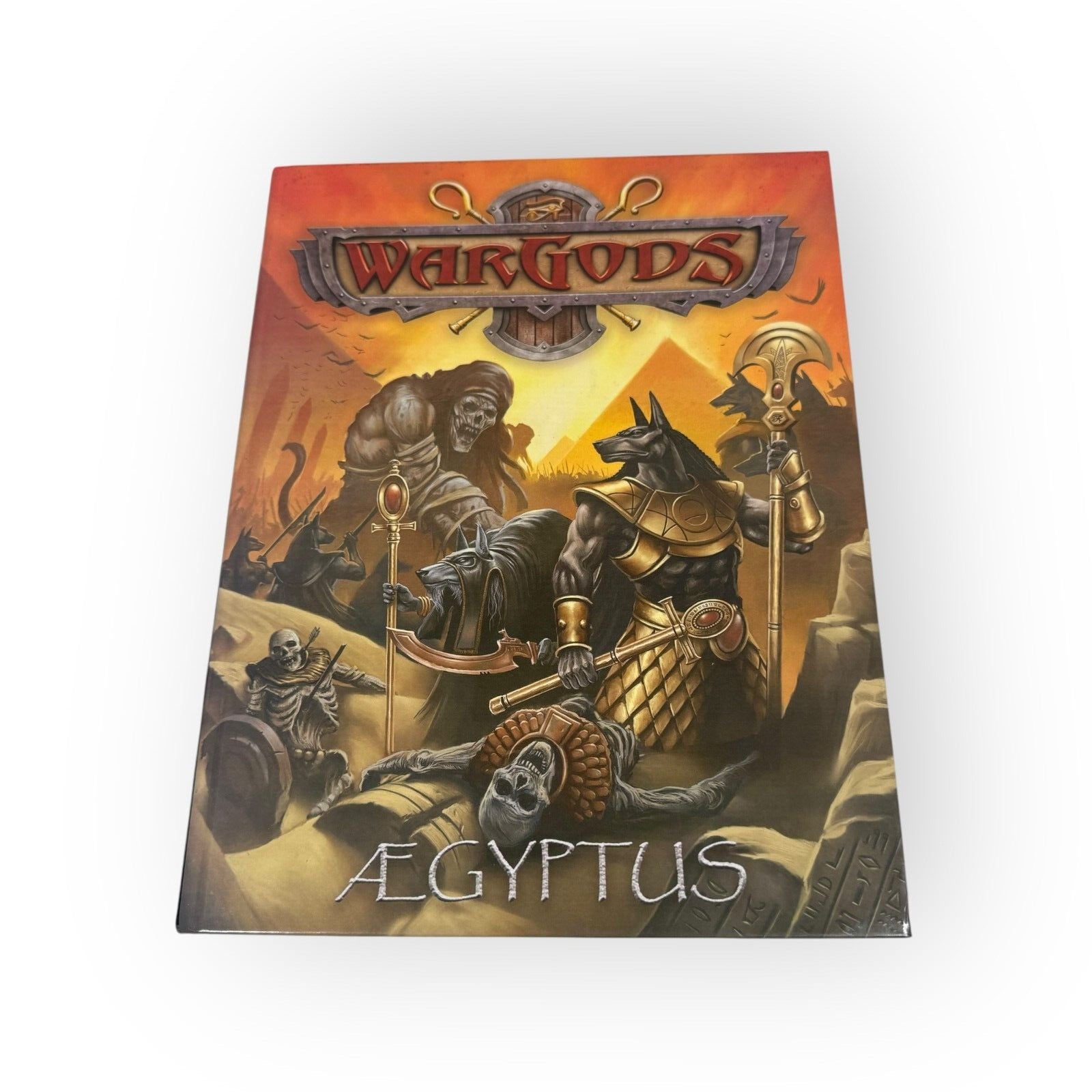 Wargods of Aegyptus Rulebook 2004 Hardcover Crocodile Games Miniature Game WG-01