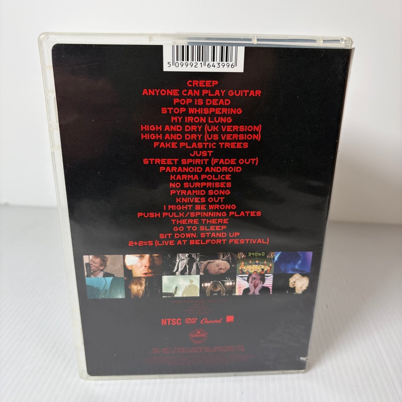 Radiohead The Best Of DVD 2008 NTSC Capitol EMI Music Videos
