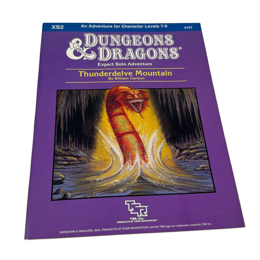 Dungeons & Dragons: Thunderdelve Mountain (XS2 TSR 9157) 1985