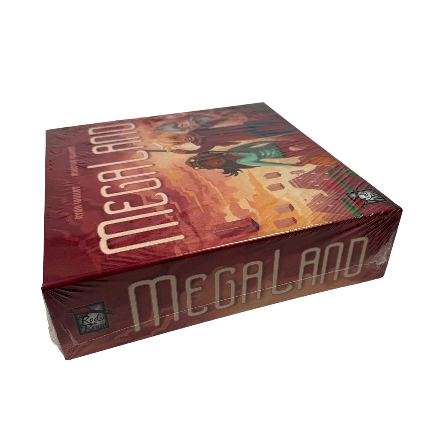 Megaland boardgame New In Shrinkwrap Red Raven Ryan Laukat