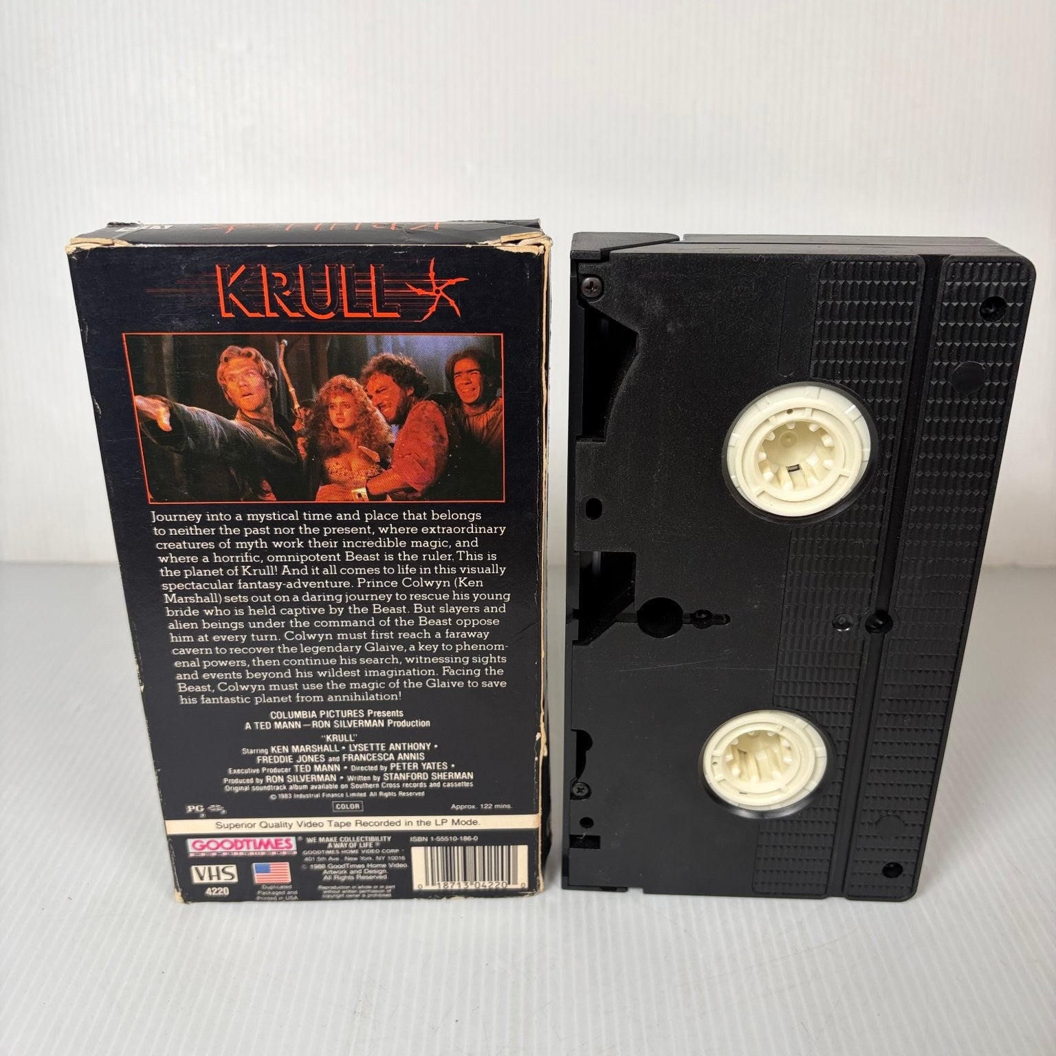 Krull VHS 1983 Fantasy Sci-Fi Adventure Goodtimes Home Video