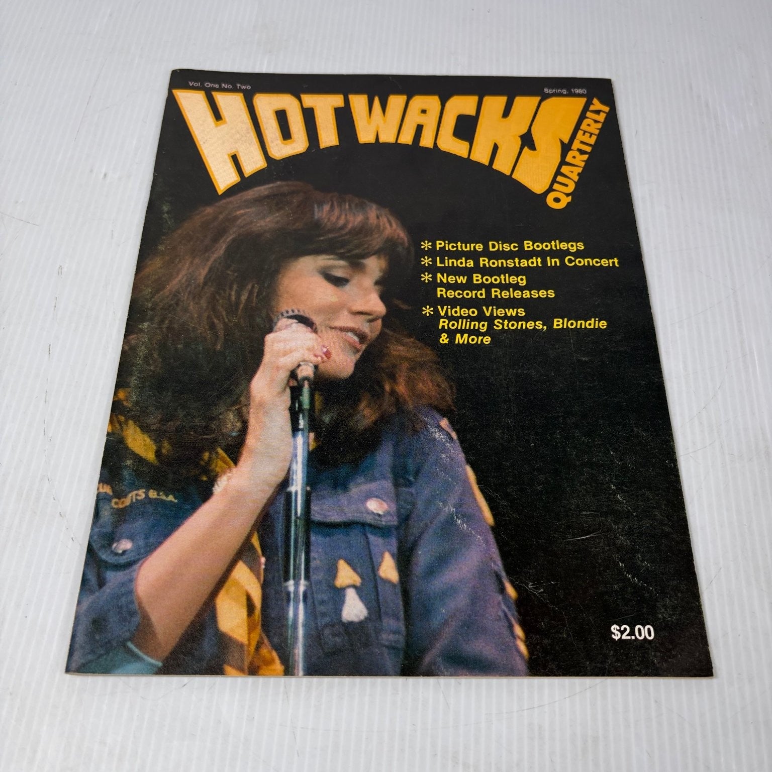 HOTWACKS QUARTERLY Spring 1980 Linda Ronstadt Music Magazine