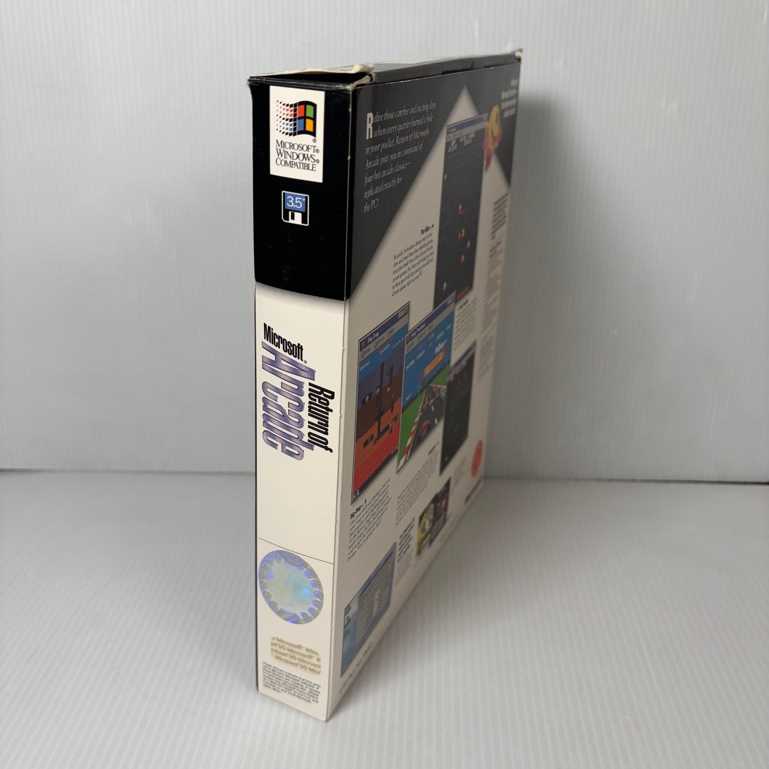 Microsoft Return of Arcade Big Box PC 3.5" Floppy Windows 95 Video Game Namco