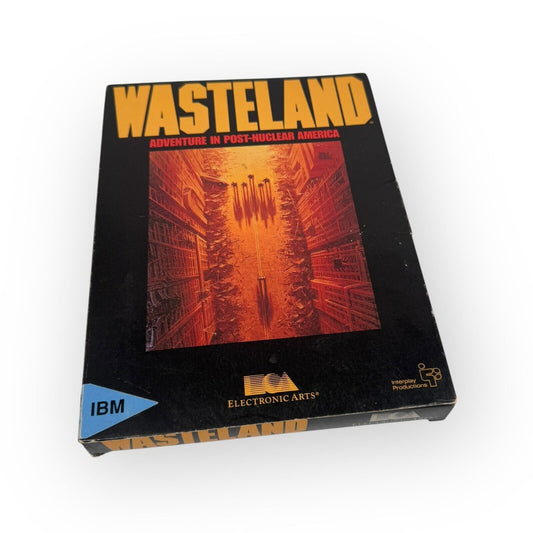 Wasteland IBM PC DOS 3.5” And 5.25” Complete In Box Game w/Inserts EA Retro RPG