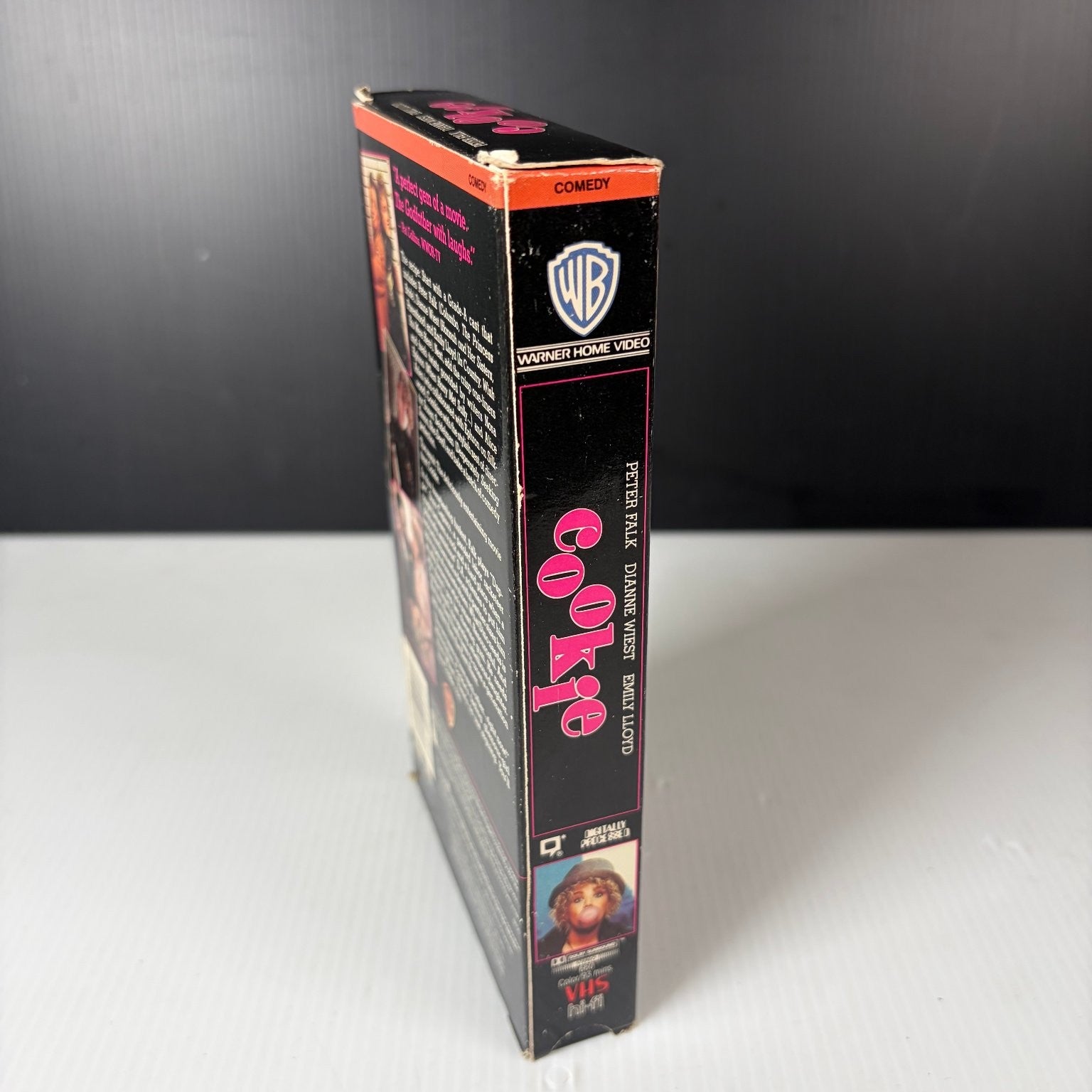 Cookie VHS 1990 Comedy Original Release Warner Home Video R Rated