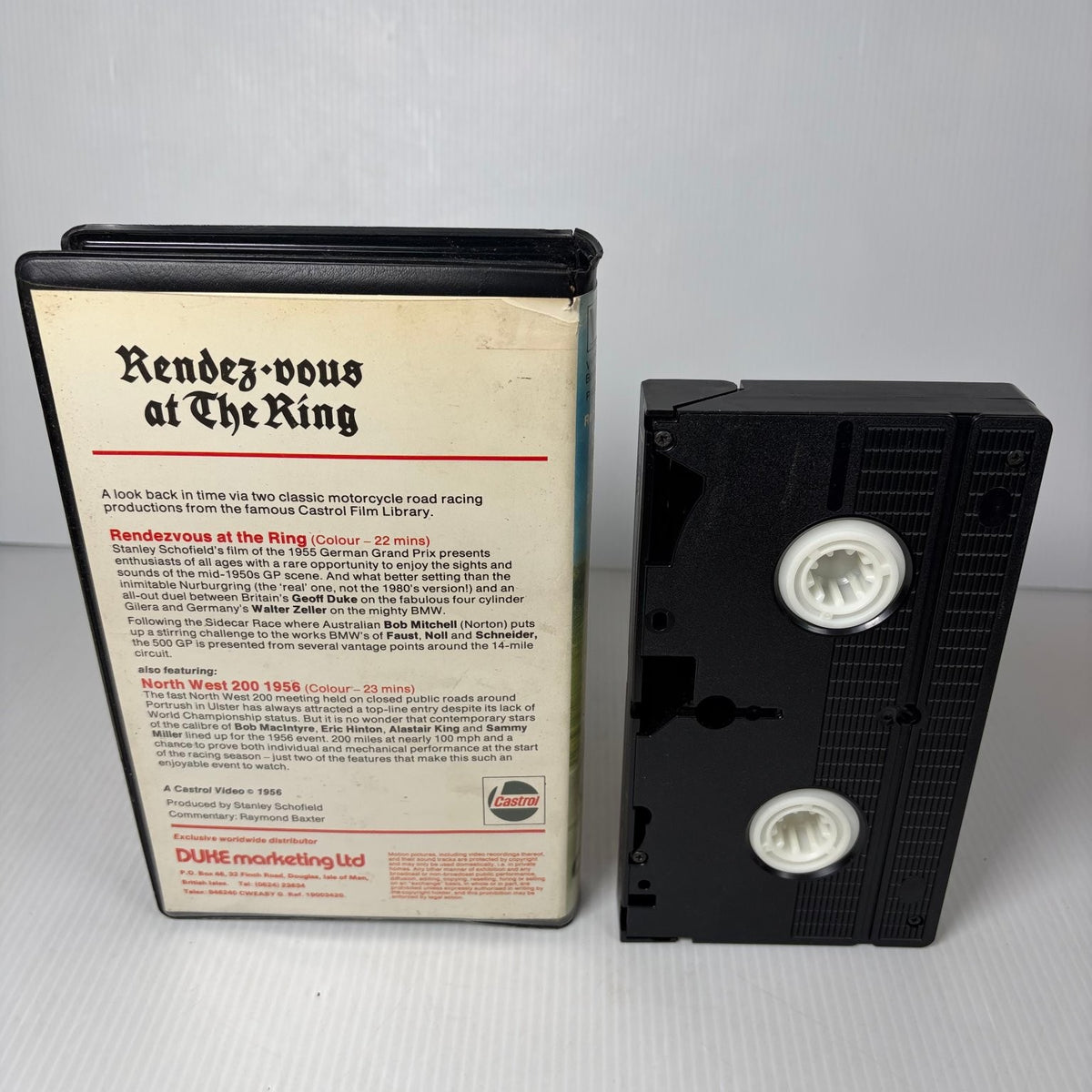 Rendez-vous at The Ring VHS 1986 Motorcycle Racing Documentary
